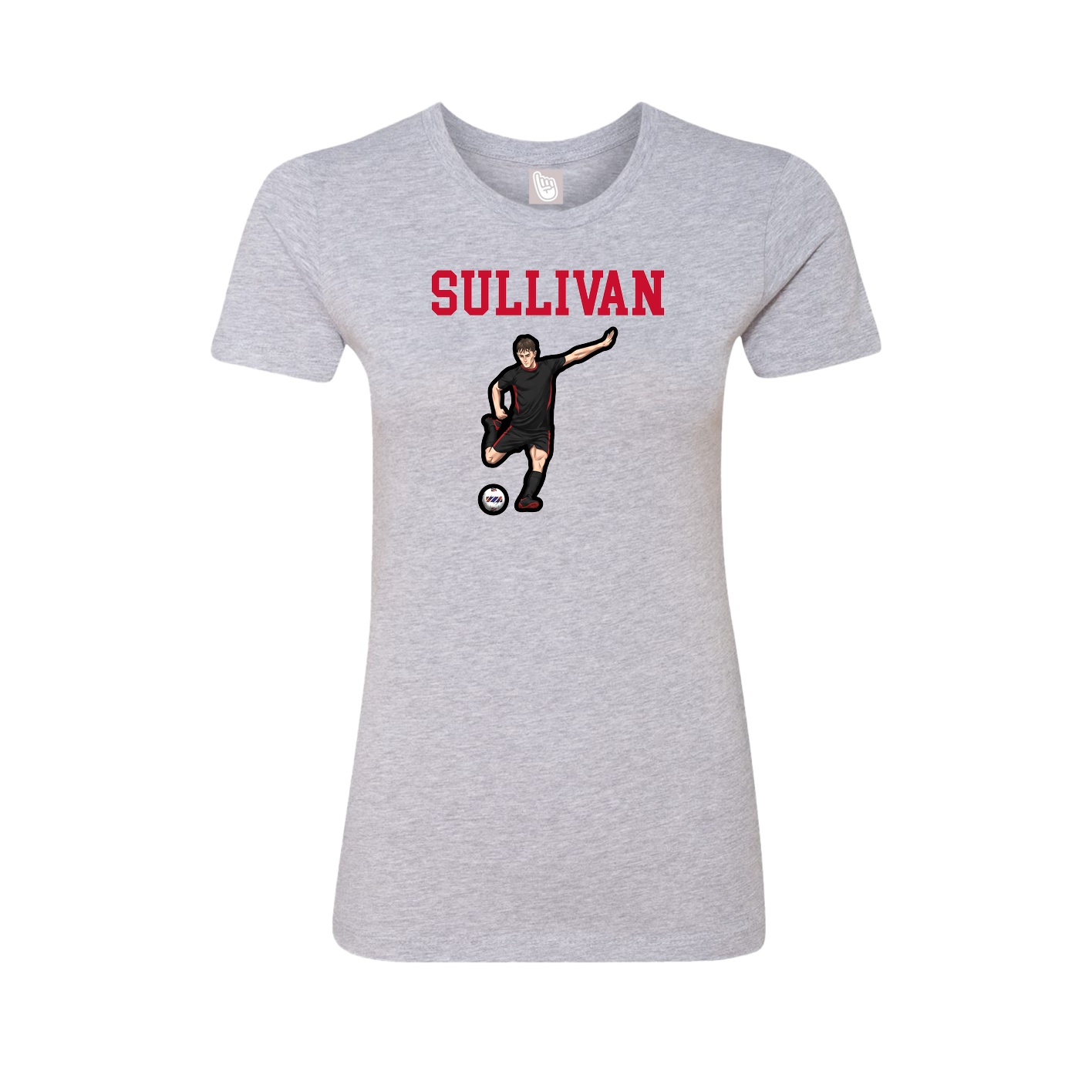Fitted Women's Tee — Shirsey in Grey