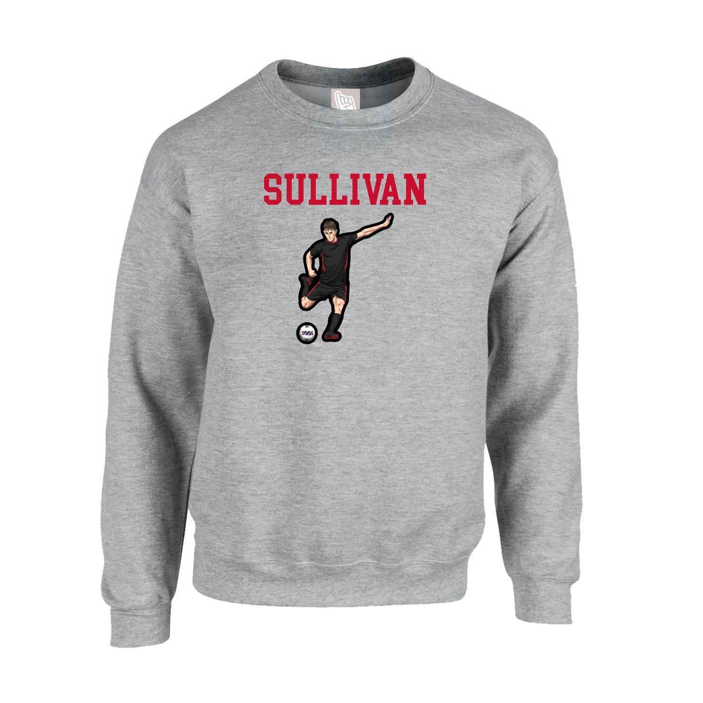 Fleece Crew — Shirsey in Grey
