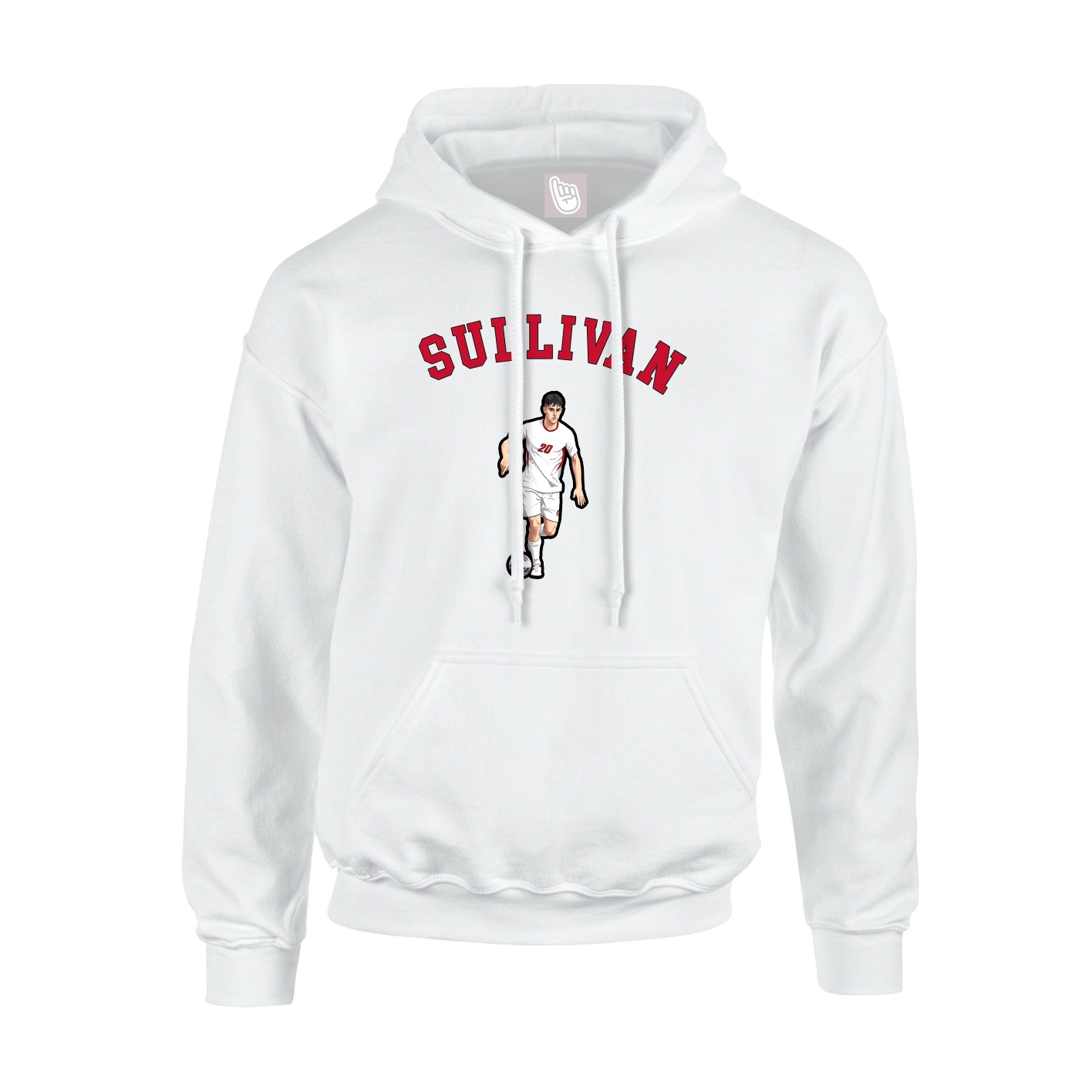 Hoodie — Shirsey Arch in White