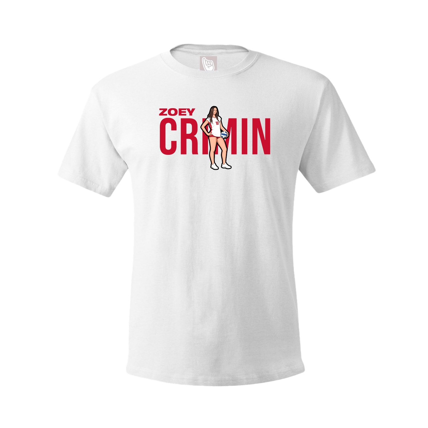 Youth Tee — Player Name in White