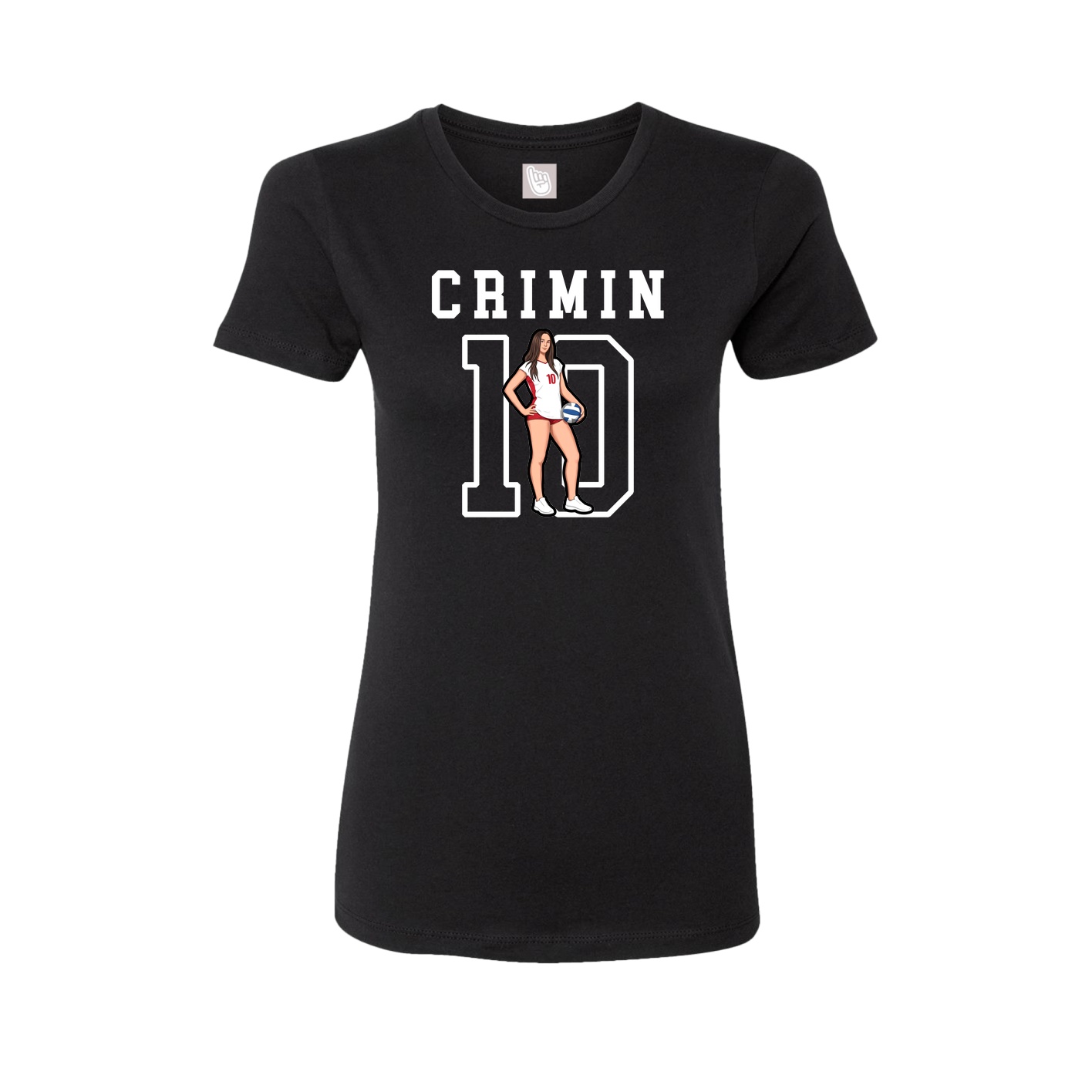 Fitted Women's Tee — Shirsey in Black