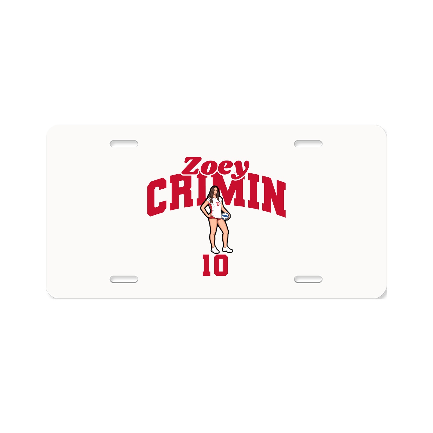 License Plate — Signature Arch in Classic