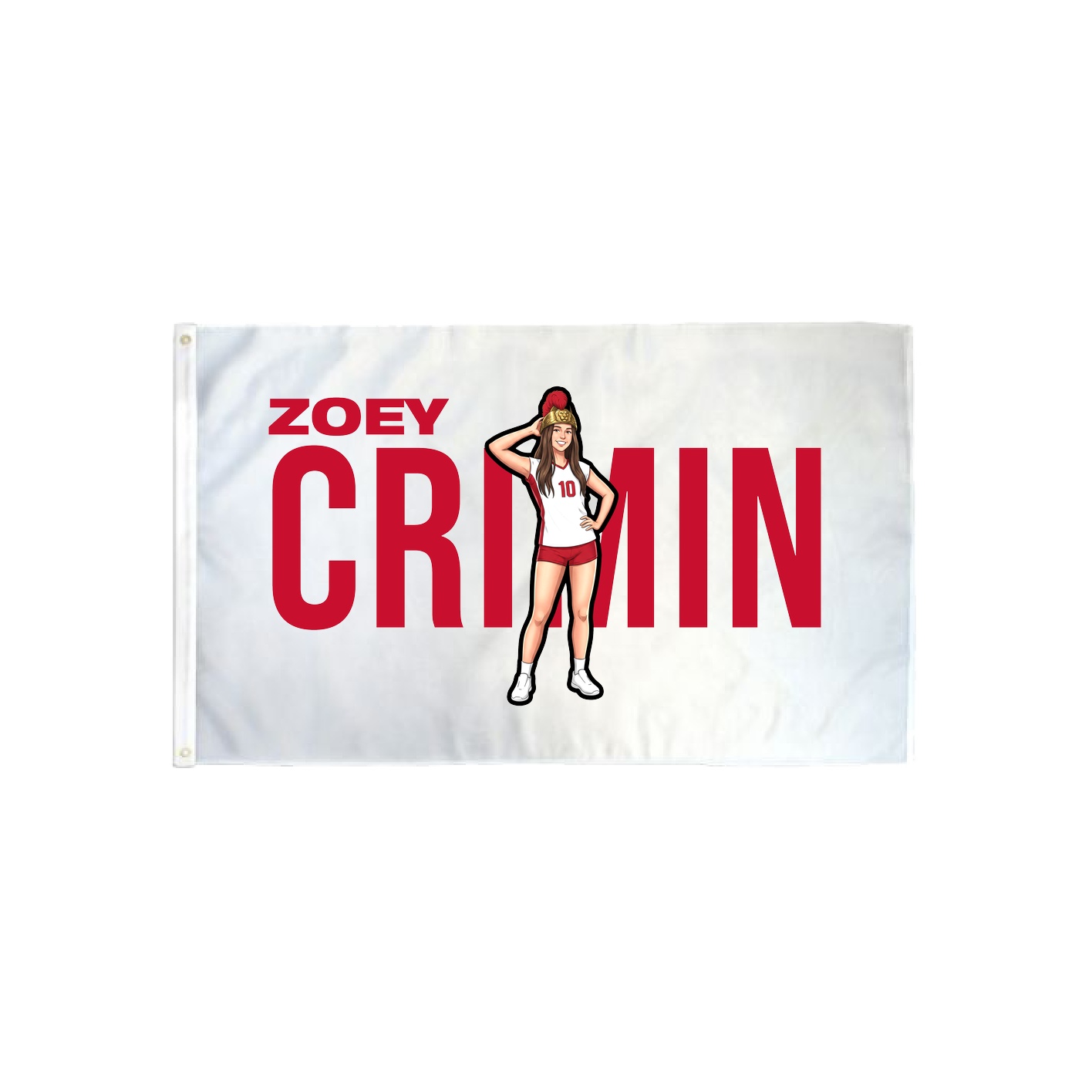 3x5 Flag — Player Name in Classic