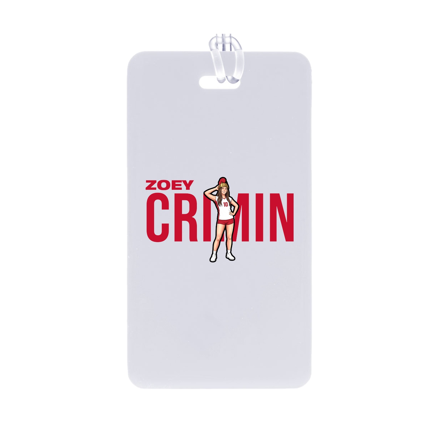 Bag Tag — Player Name in Classic