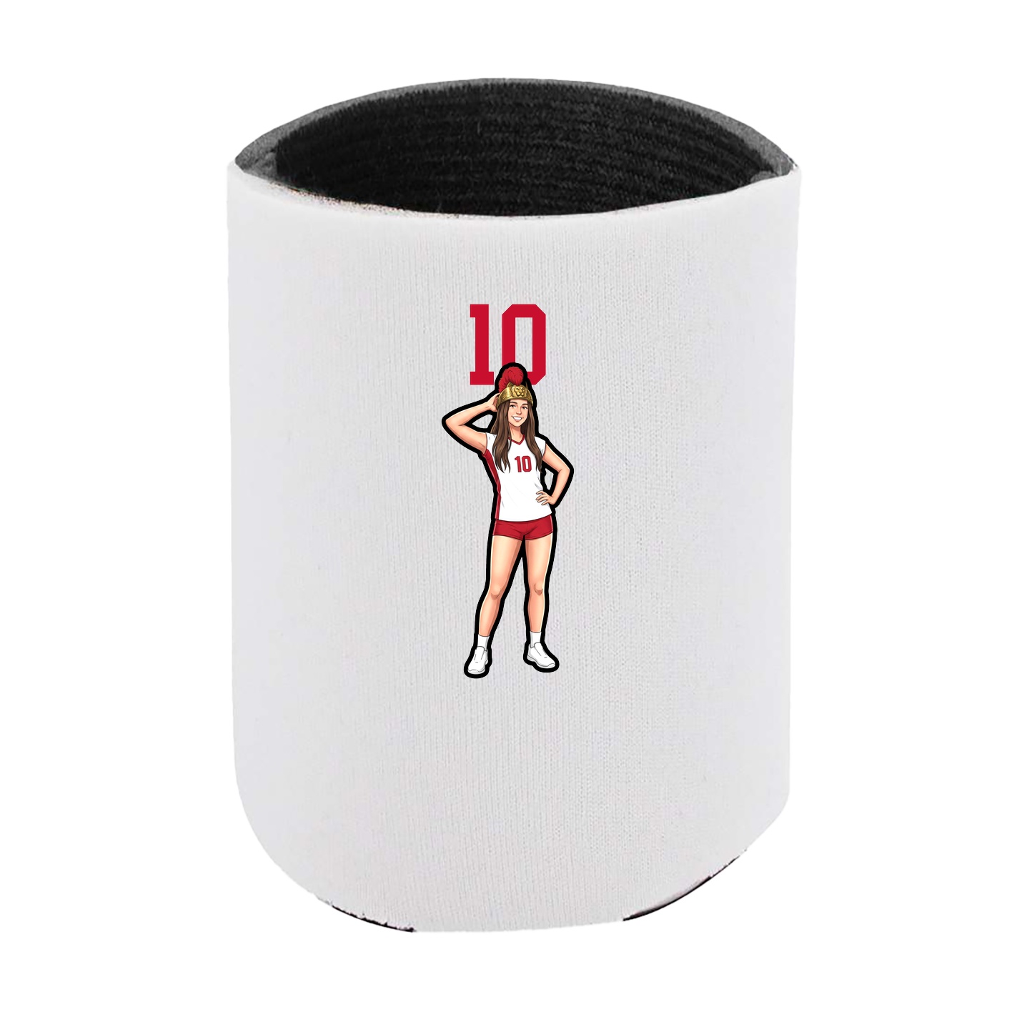Can Holder — Number Top in White