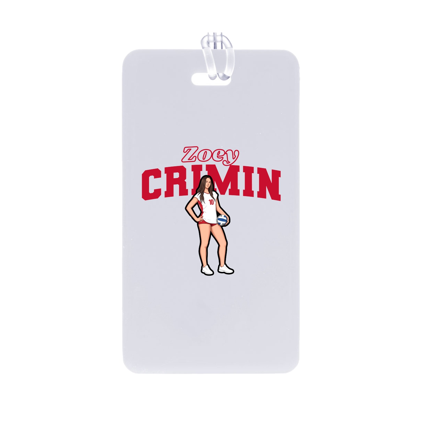 Bag Tag — Name Arch in Classic