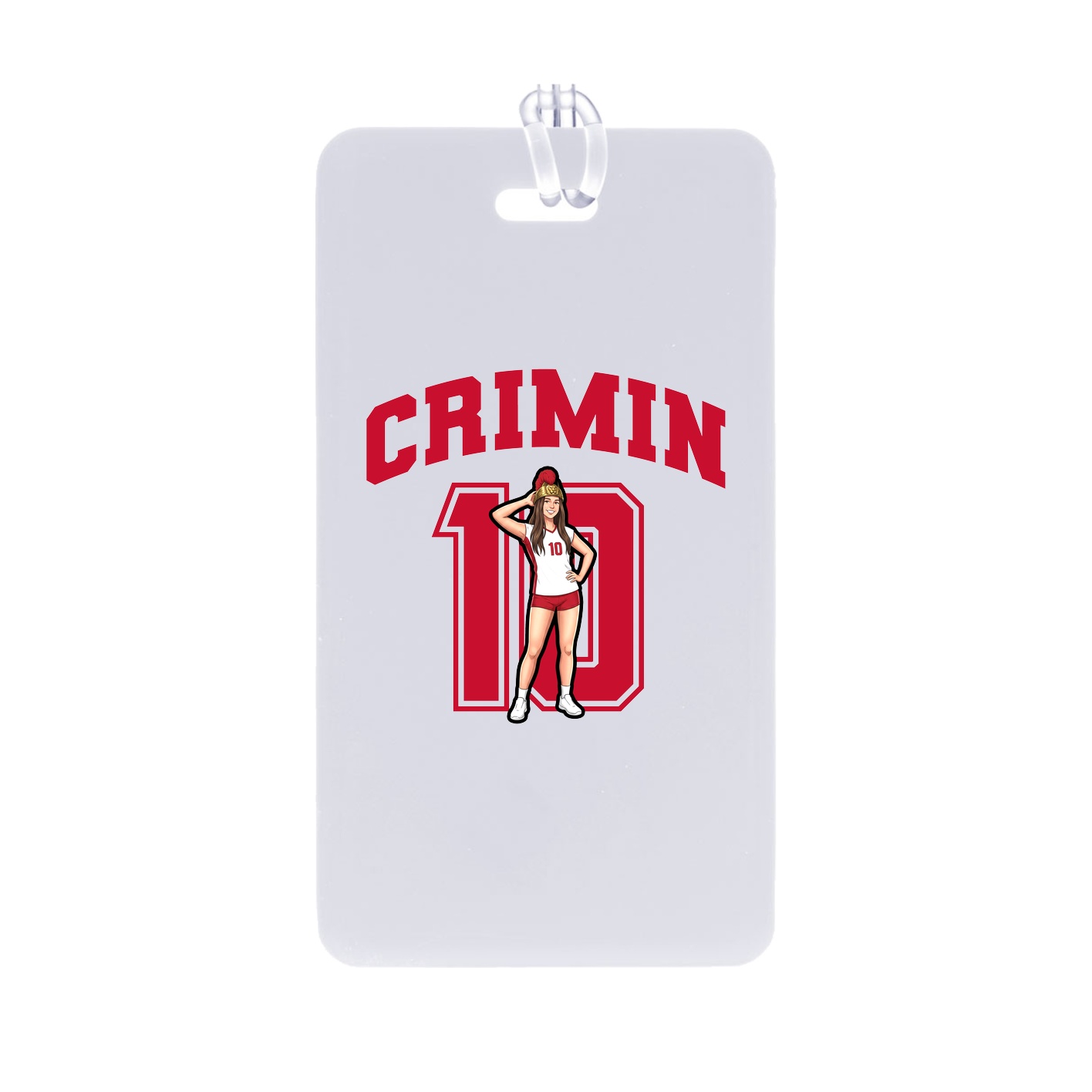Bag Tag — Number in Classic