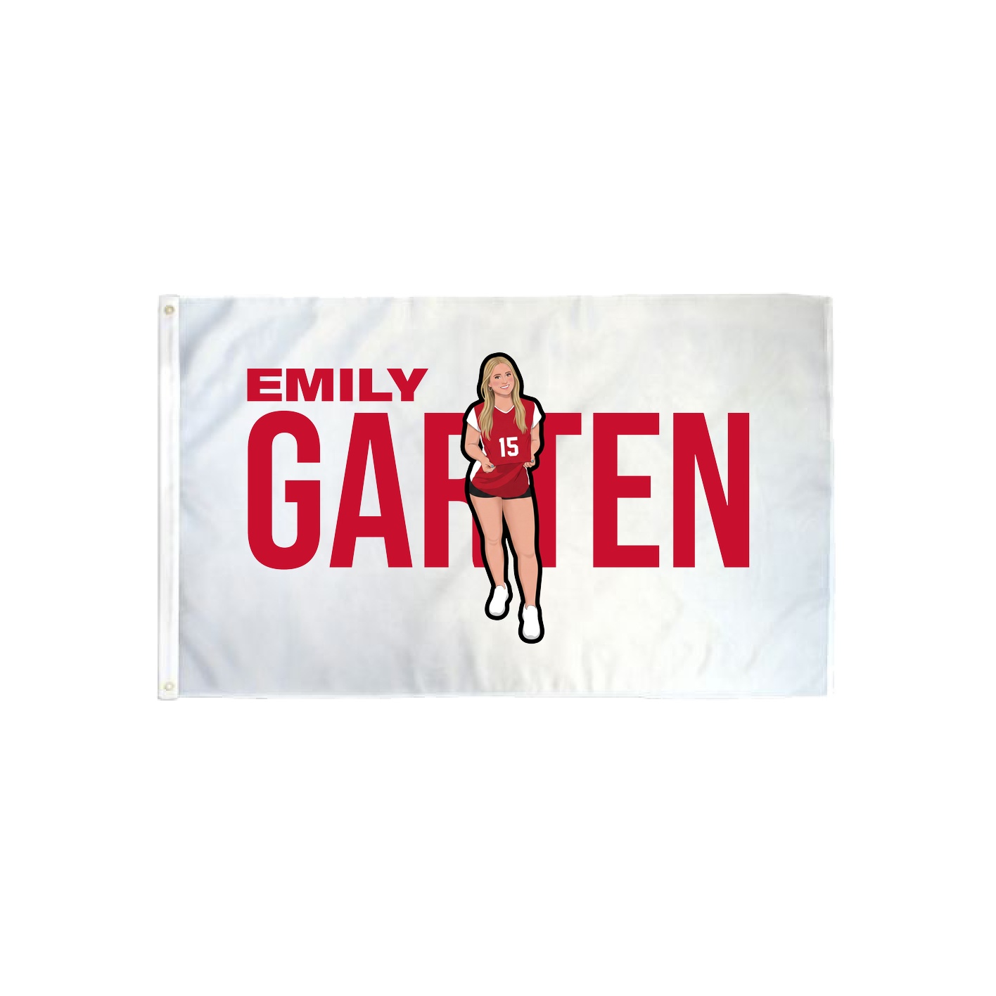 3x5 Flag — Player Name in Classic