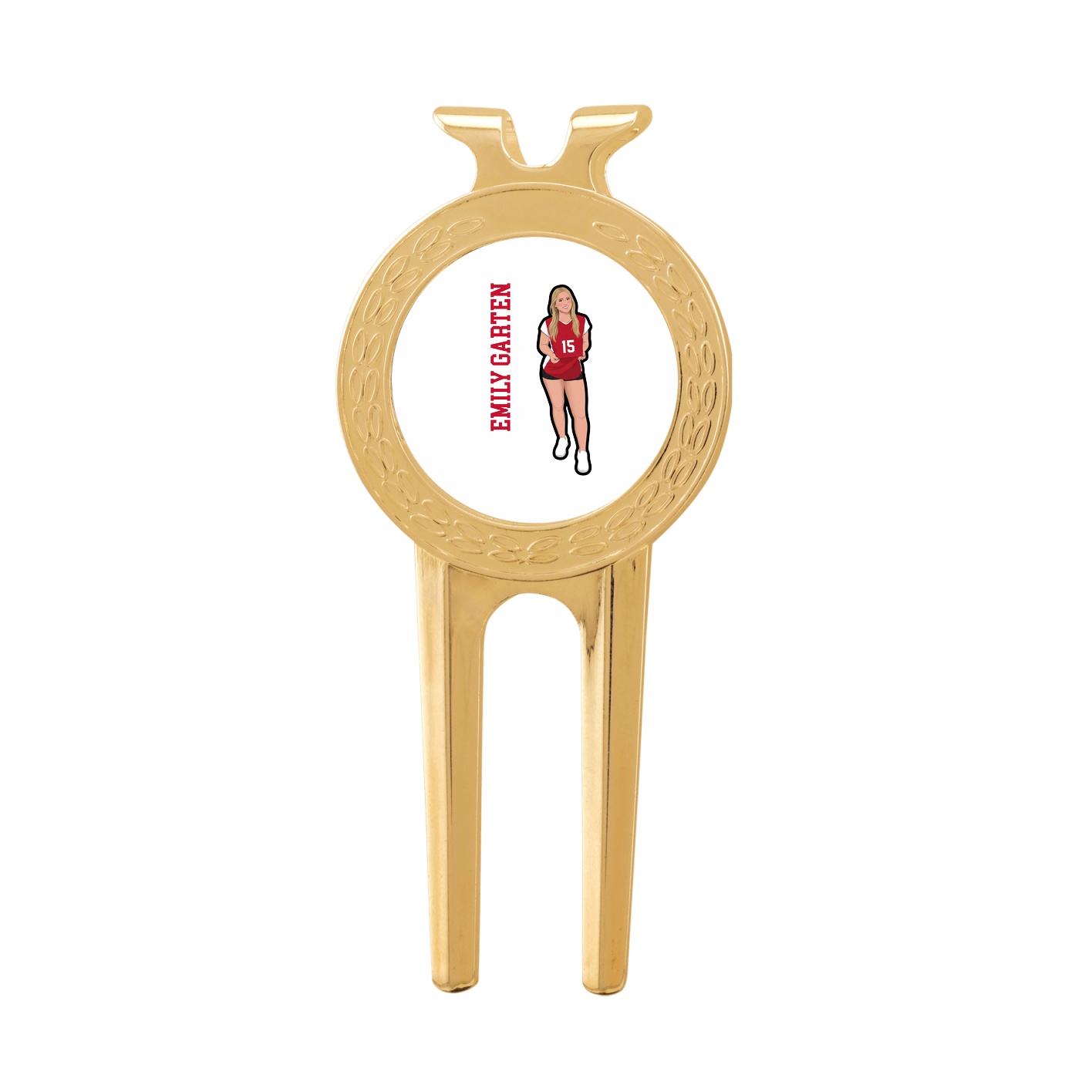 Divot Tool with Ball Marker — Name Vertical in Classic