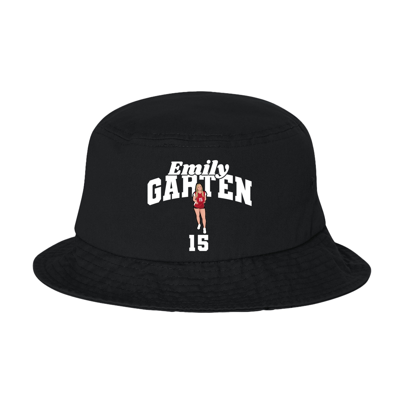 Bucket Cap — Signature Arch in Black