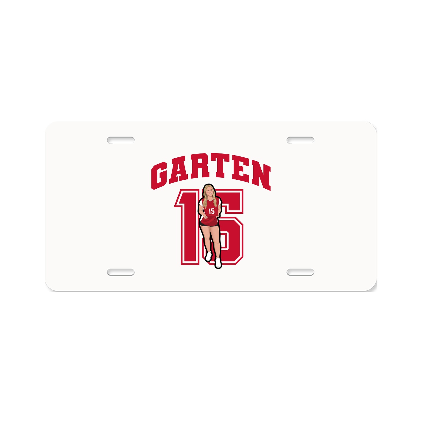 License Plate — Number in Classic