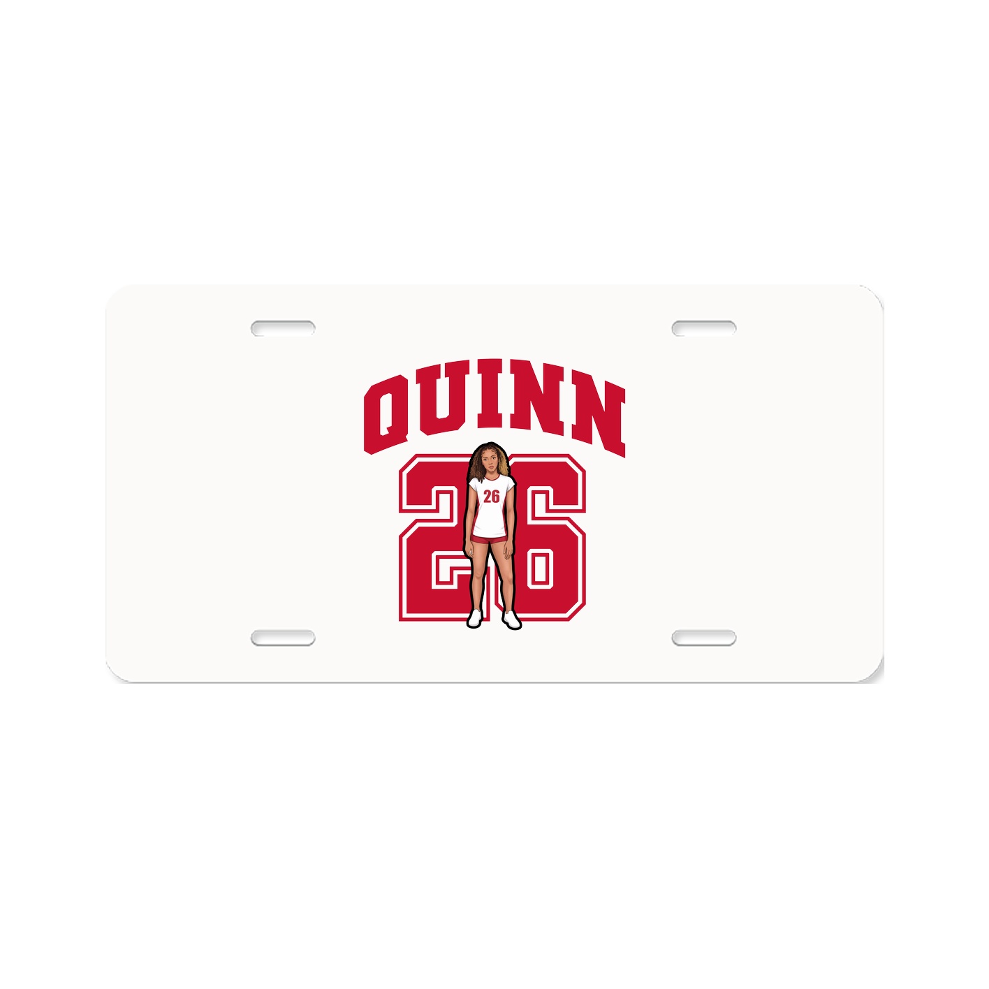 License Plate — Number in Classic