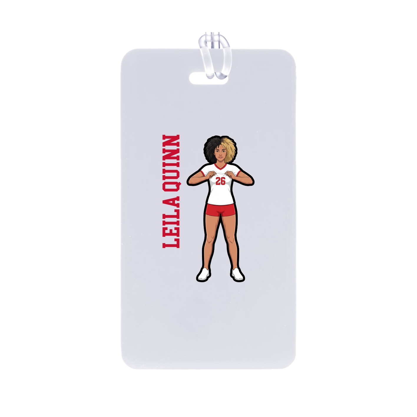 Bag Tag — Name Vertical in Classic