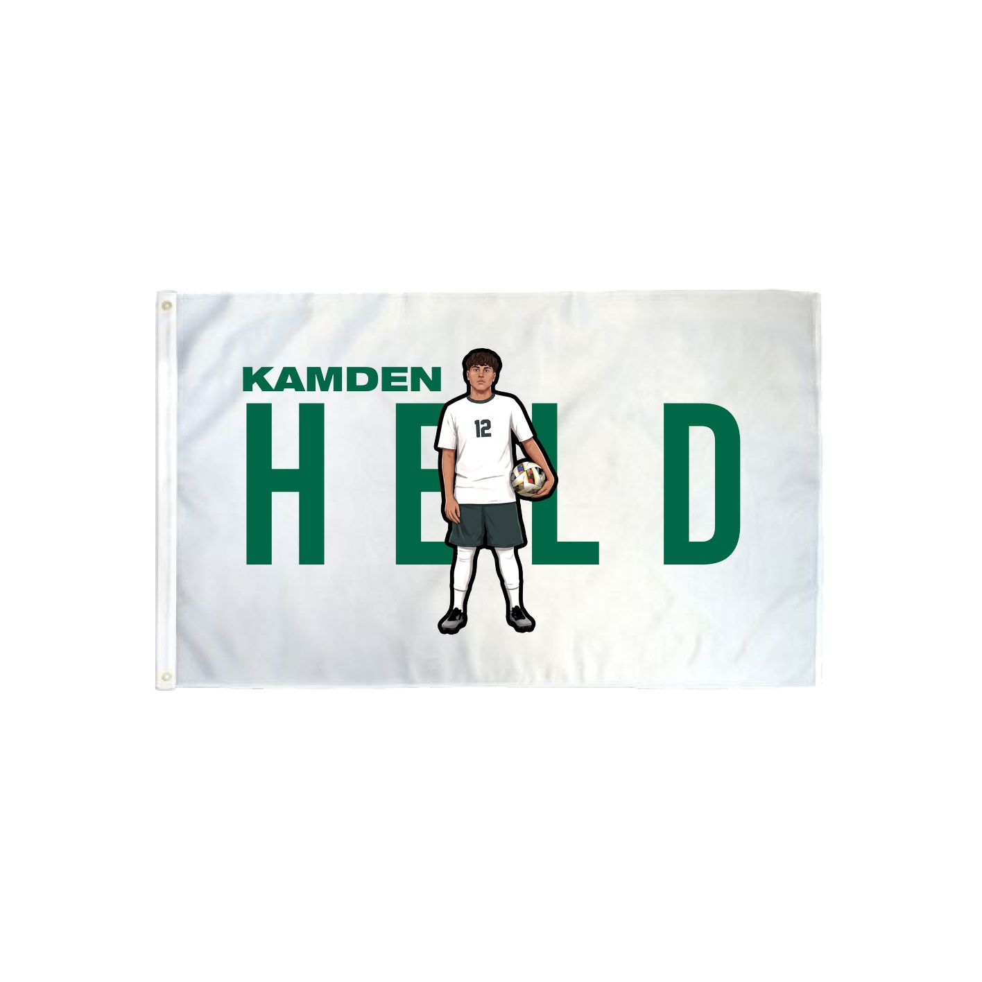 3x5 Flag — Player Name in Classic