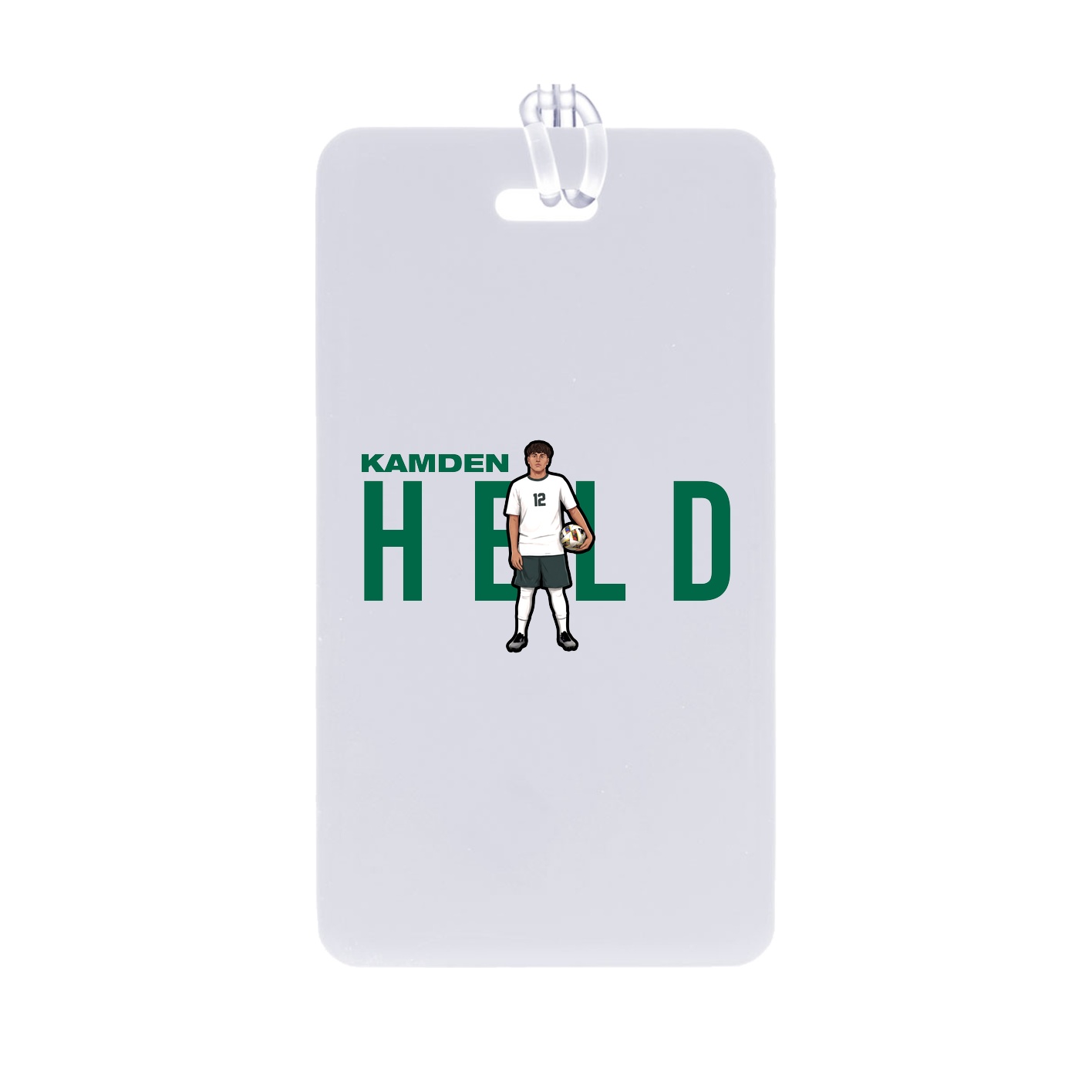 Bag Tag — Player Name in Classic