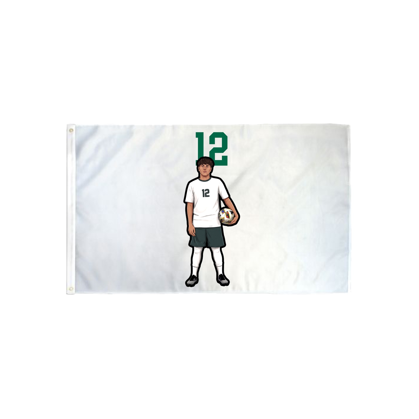 3x5 Flag — Number Top in Classic