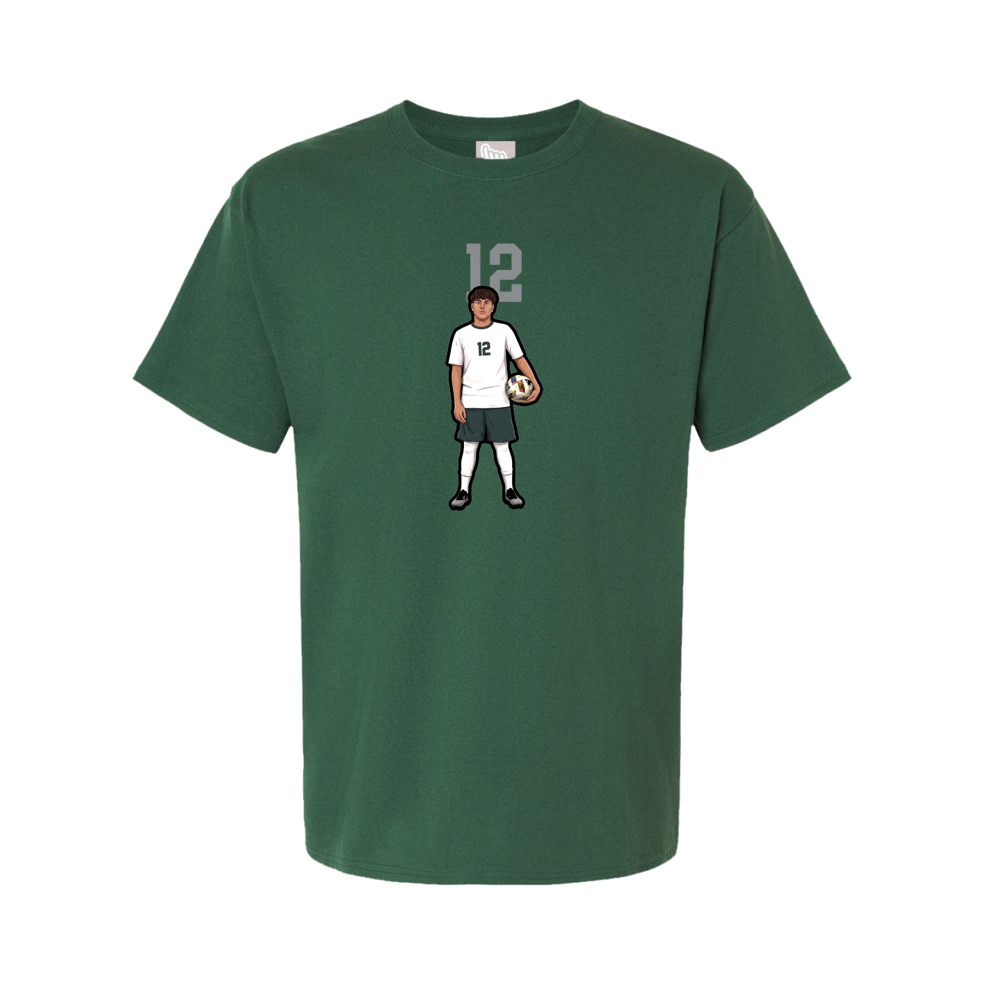 Tee — Number Top in Green