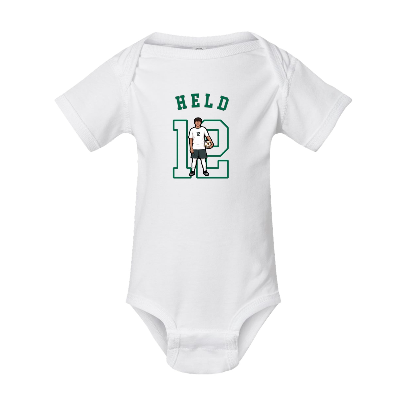 Baby Onesie — Shirsey Arch in White