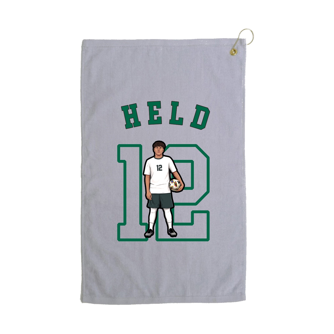 Golf Towel — Shirsey Arch in Grey