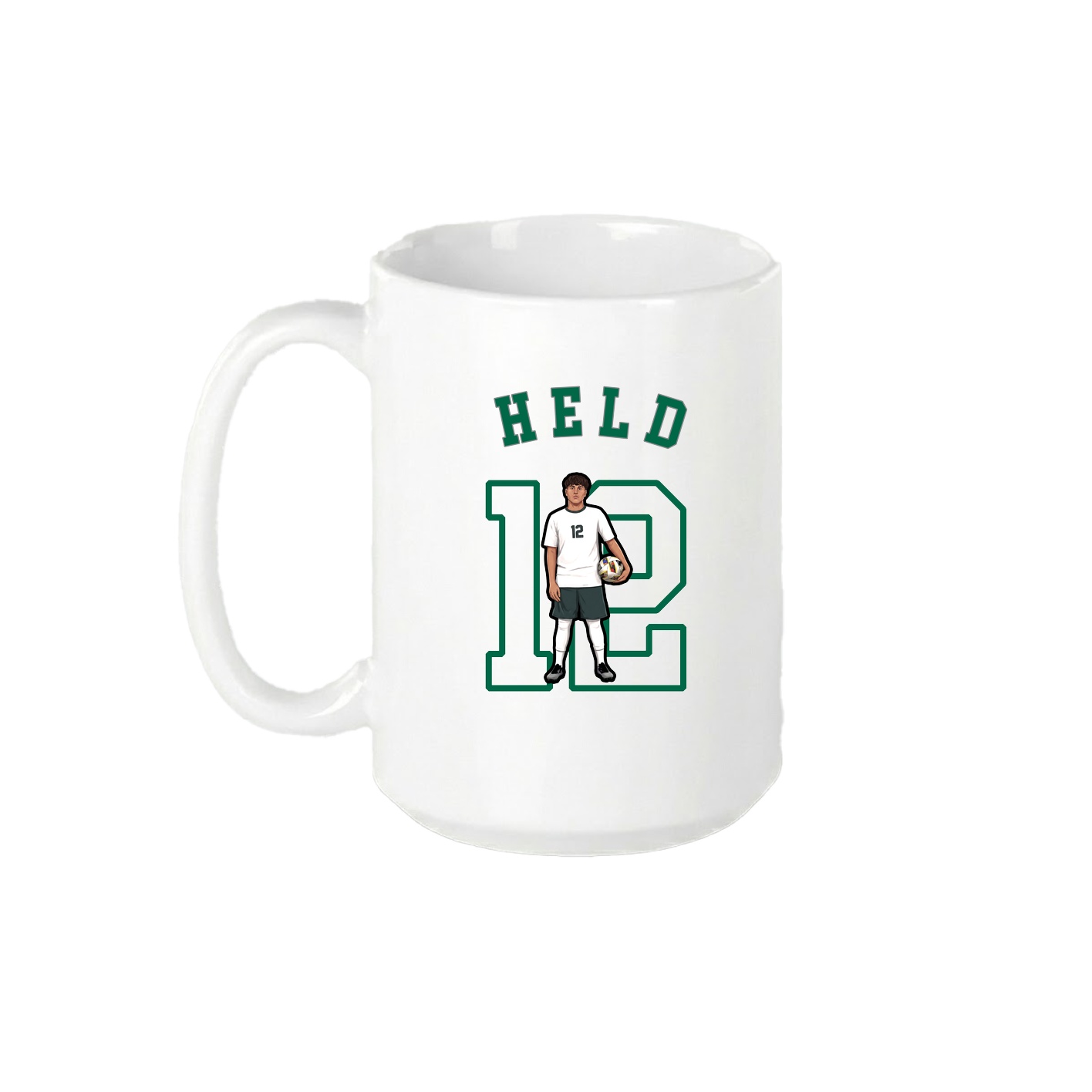 15oz Coffee Mug — Shirsey Arch in White