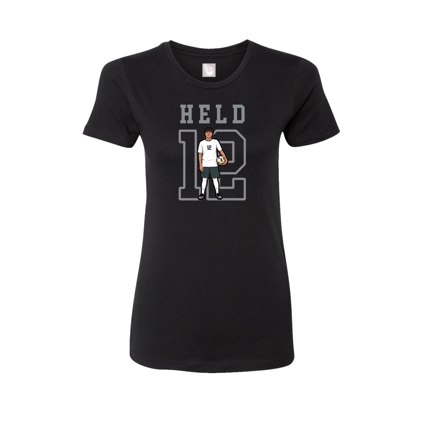 Fitted Women's Tee — Shirsey in Black