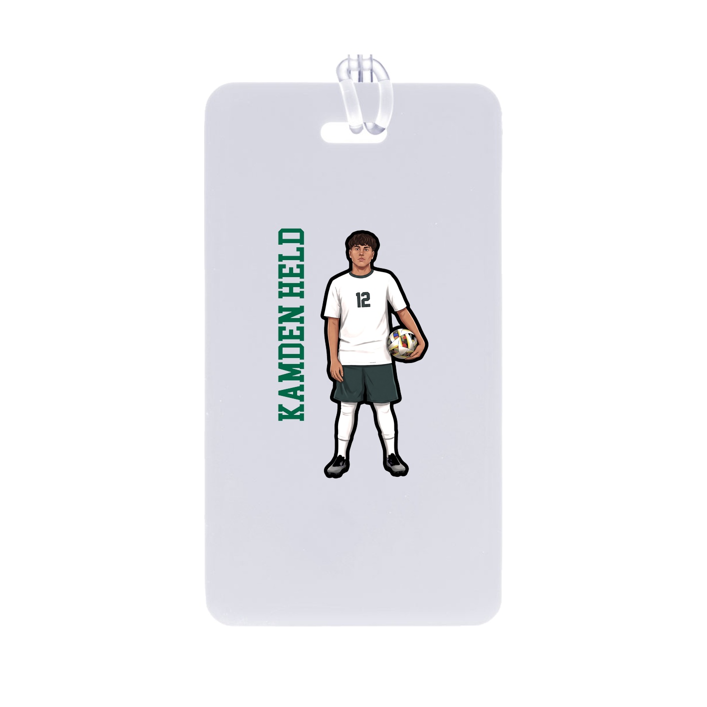 Bag Tag — Name Vertical in Classic