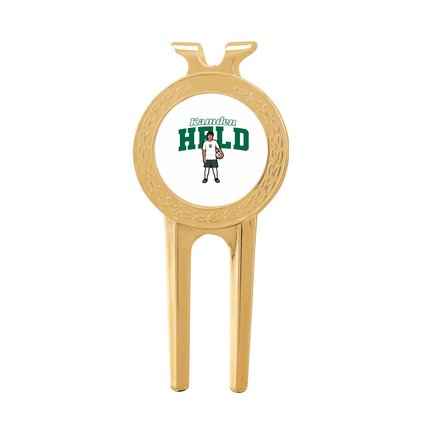 Divot Tool with Ball Marker — Name Arch in Classic