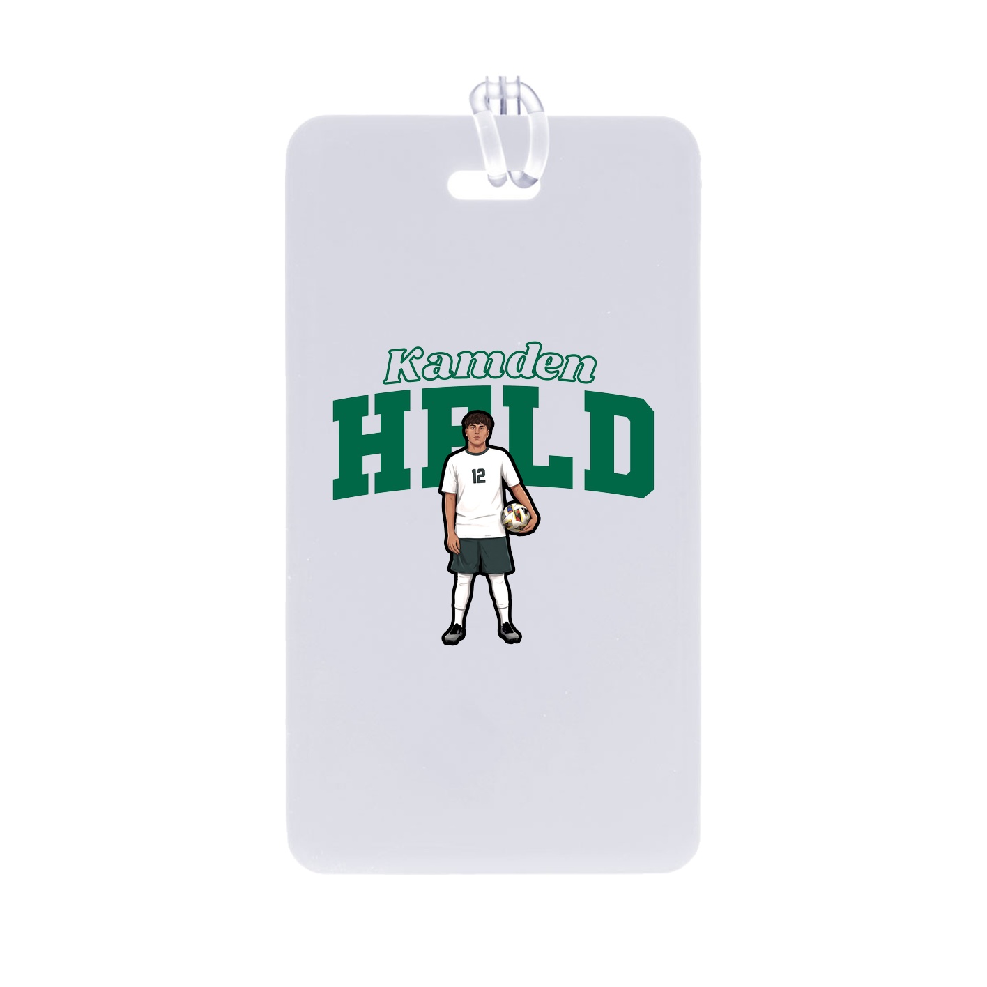 Bag Tag — Name Arch in Classic