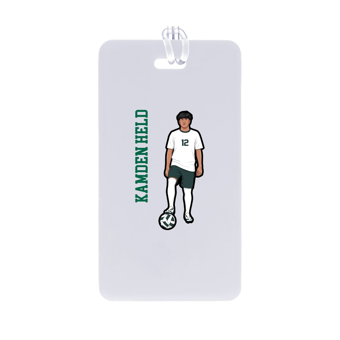 Bag Tag — Name Vertical in Classic
