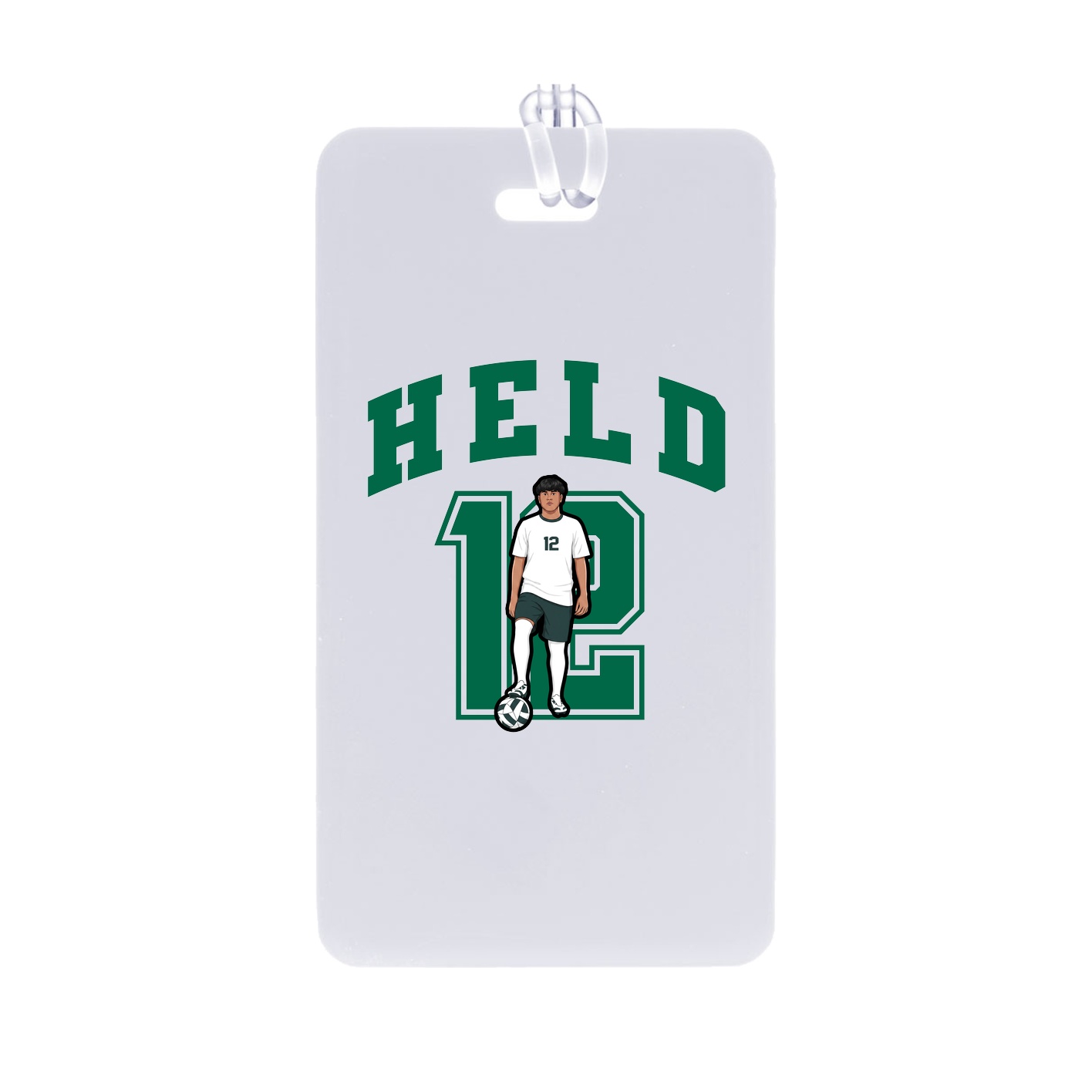 Bag Tag — Number in Classic