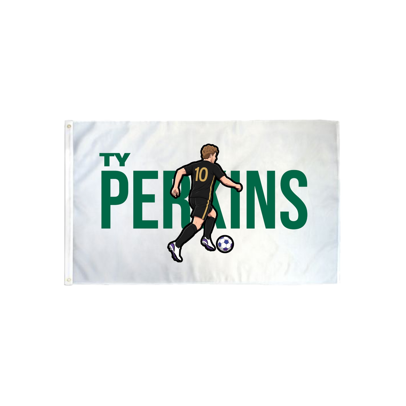 3x5 Flag — Player Name in Classic
