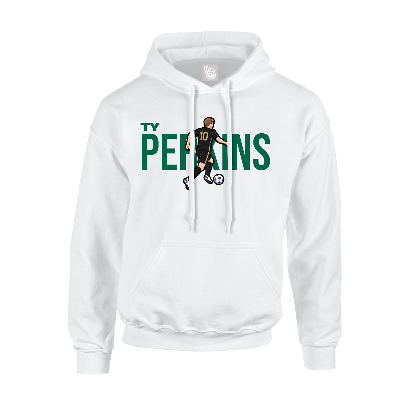 Hoodie — Player Name in White