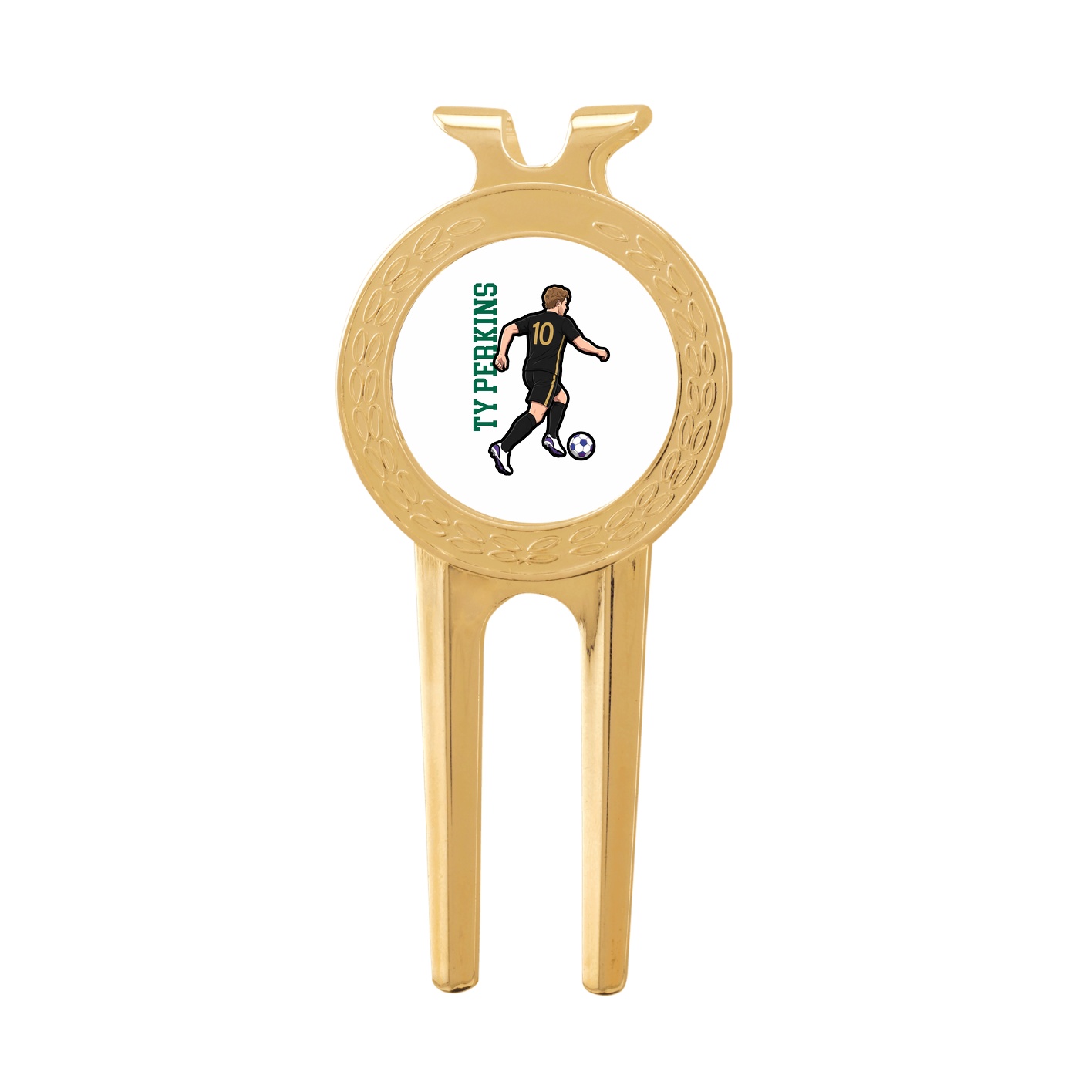 Divot Tool with Ball Marker — Name Vertical in Classic