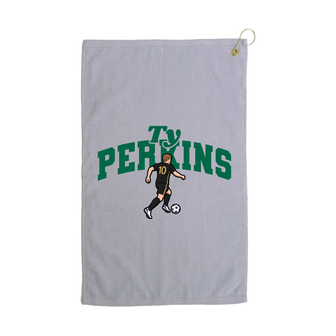 Golf Towel — Signature Arch in Grey