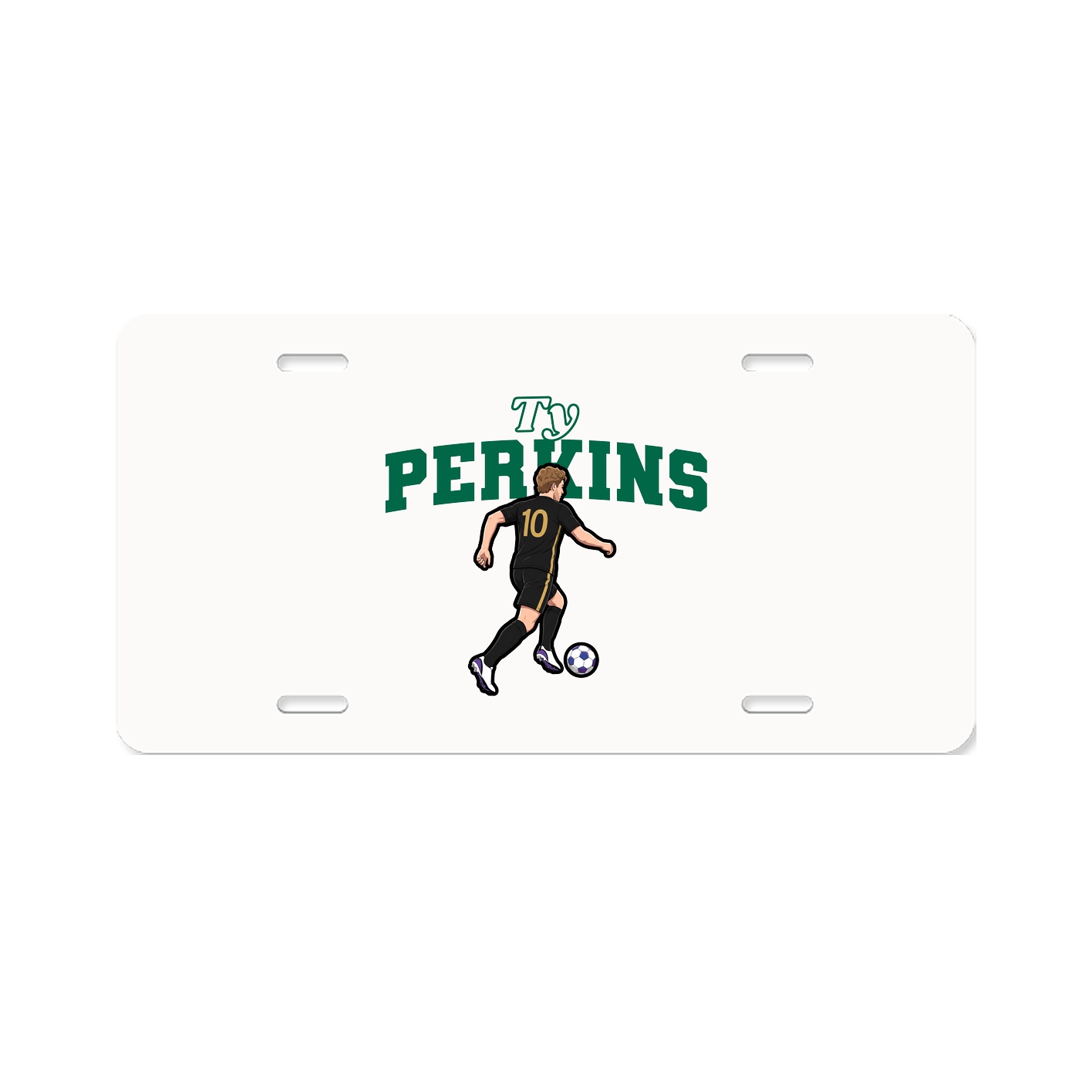 License Plate — Name Arch in Classic