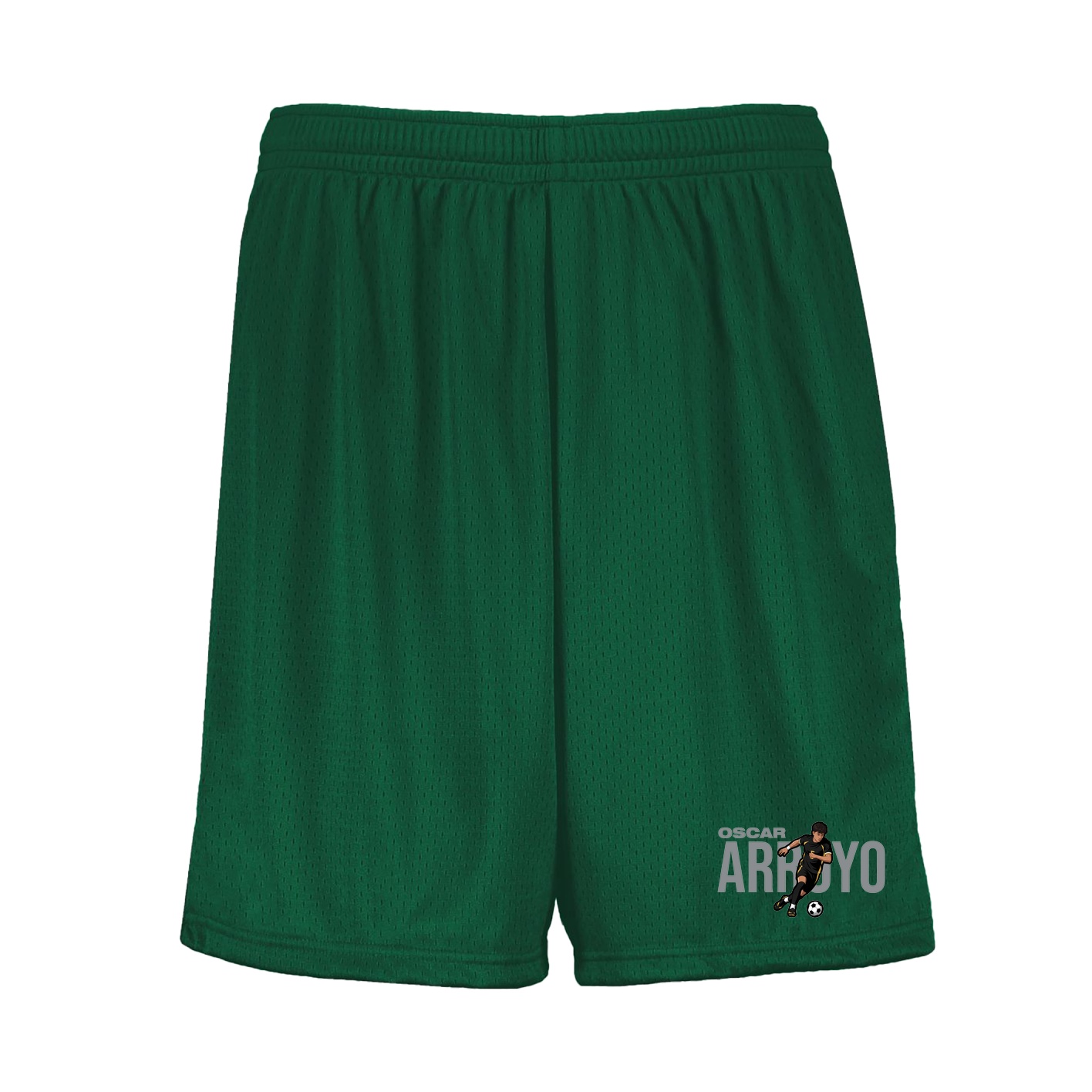 Shorts — Player Name in Green