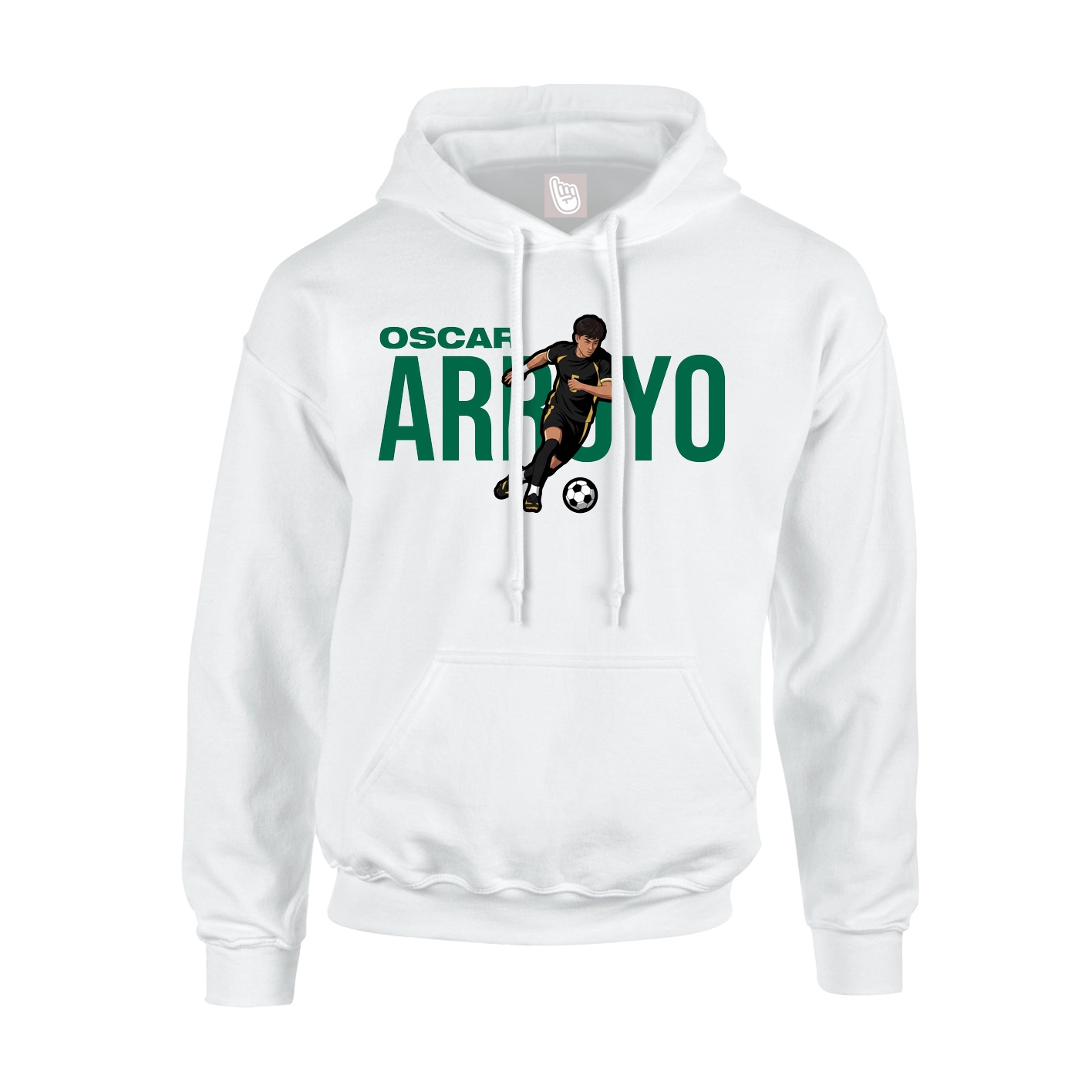 Hoodie — Player Name in White