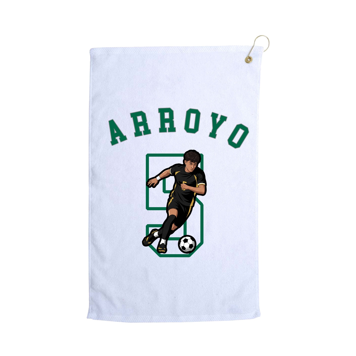 Golf Towel — Shirsey Arch in White
