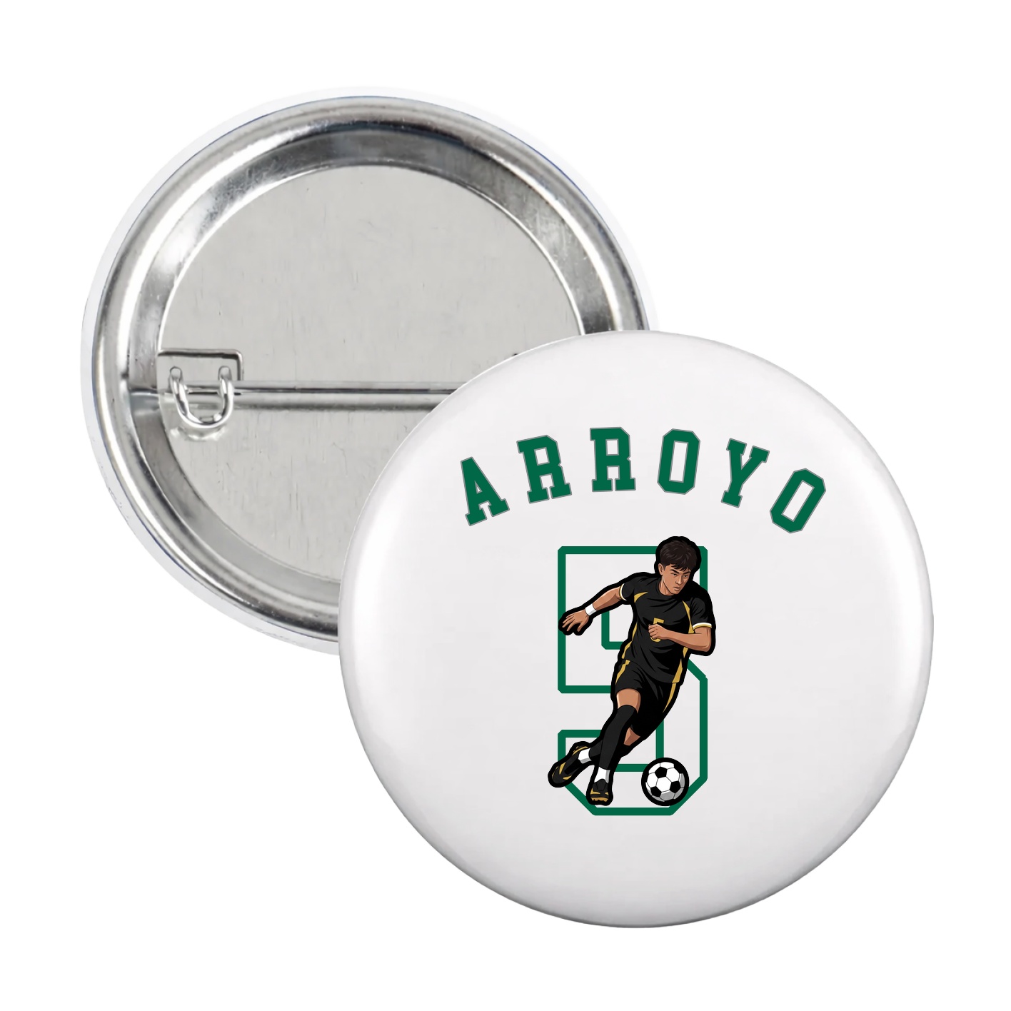 Game Day Button — Shirsey Arch in White