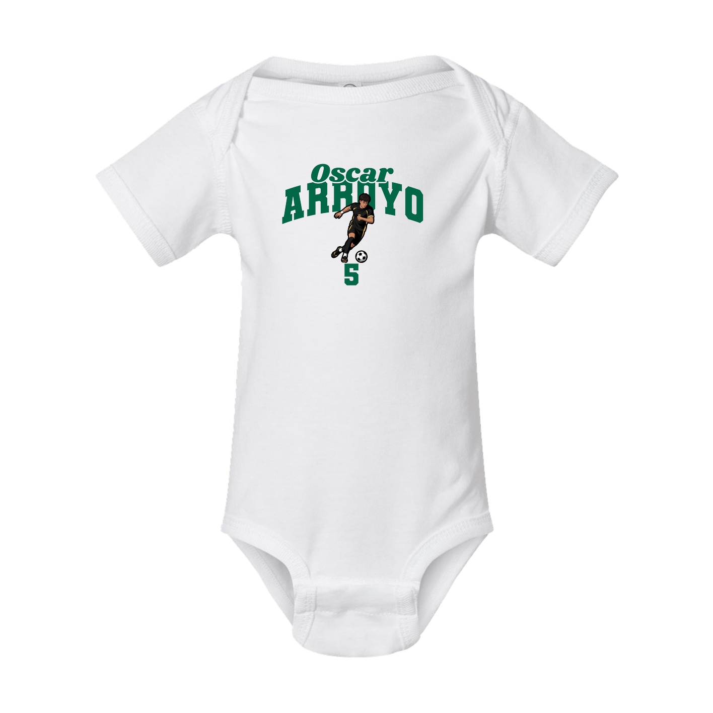 Baby Onesie — Signature Arch in White
