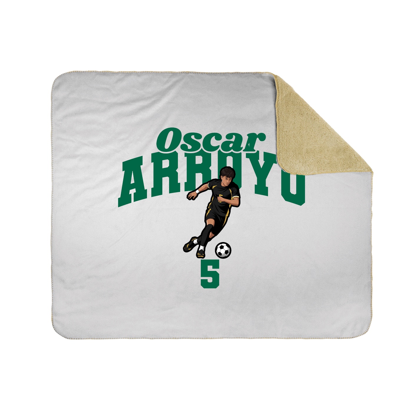 Throw Blanket — Signature Arch in White
