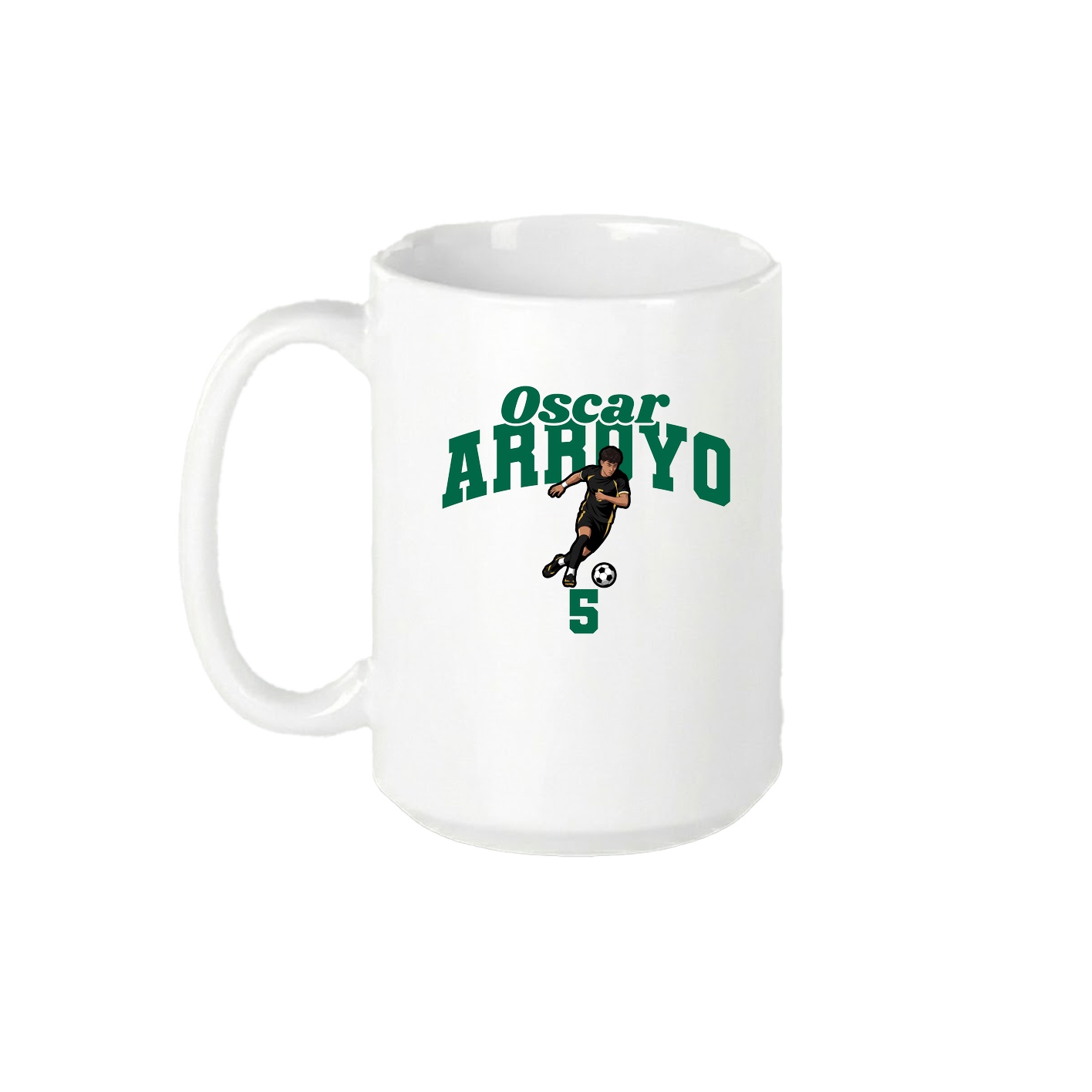 15oz Coffee Mug — Signature Arch in White
