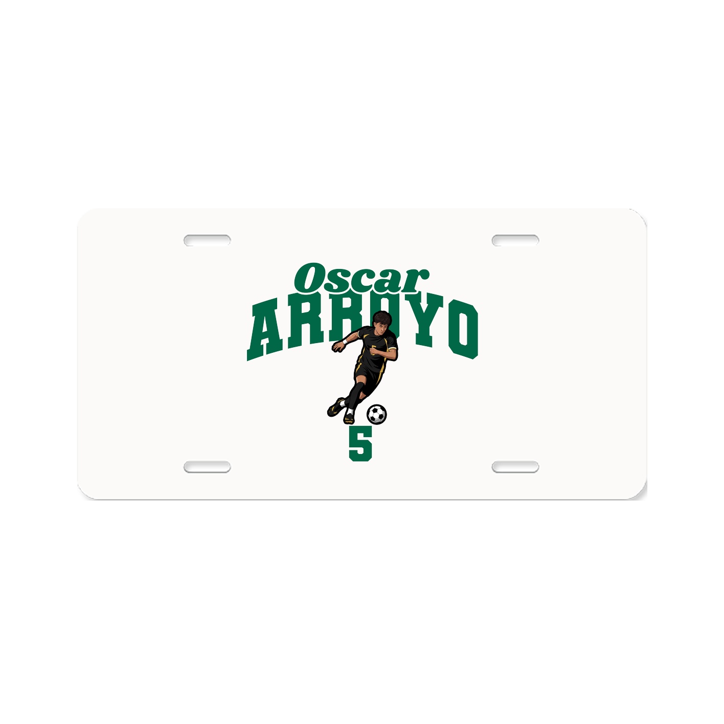 License Plate — Signature Arch in Classic