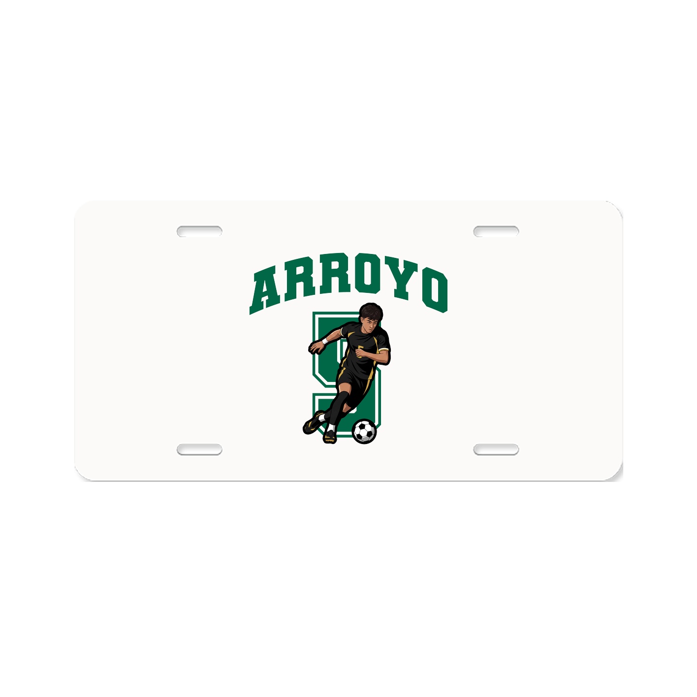 License Plate — Number in Classic