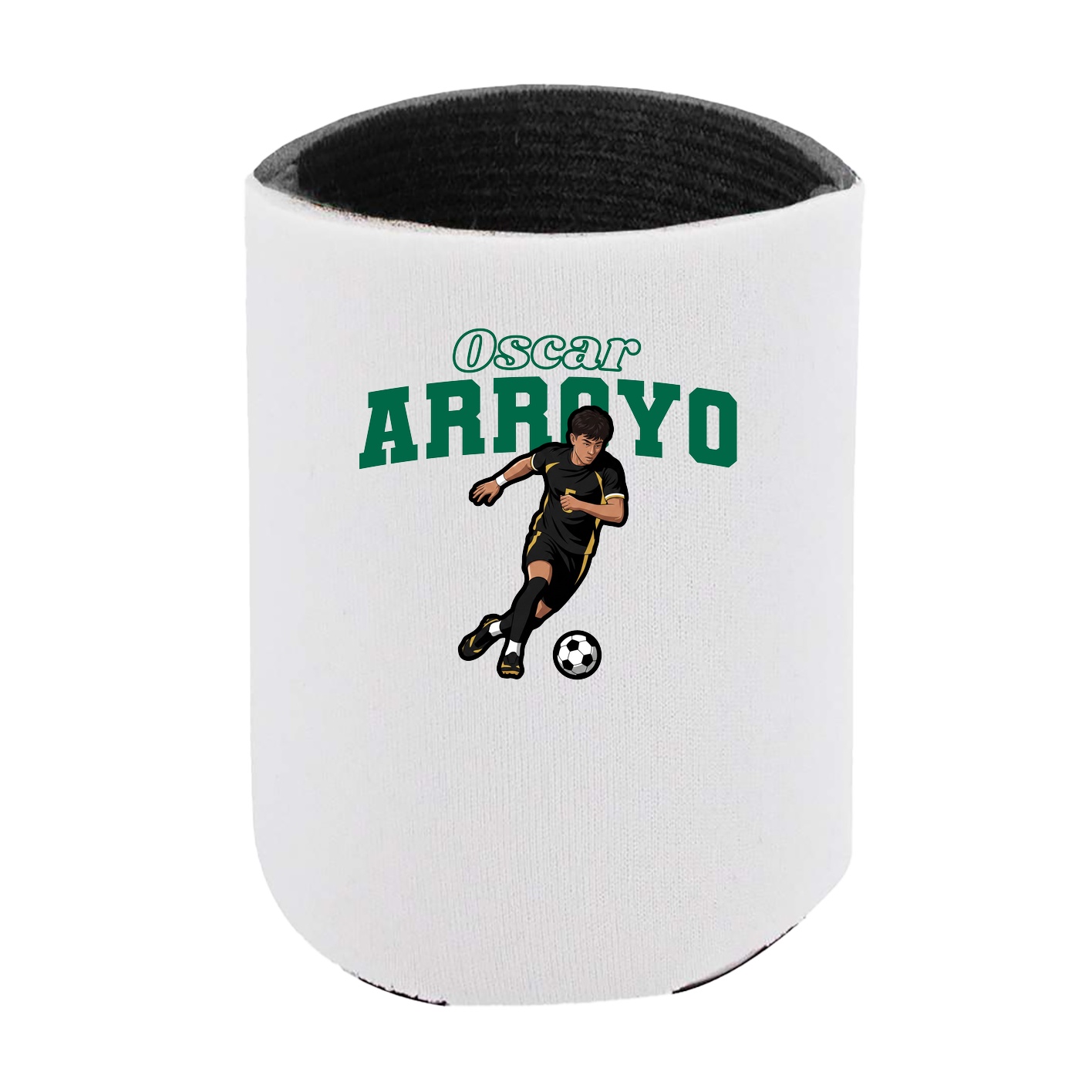Can Holder — Name Arch in White