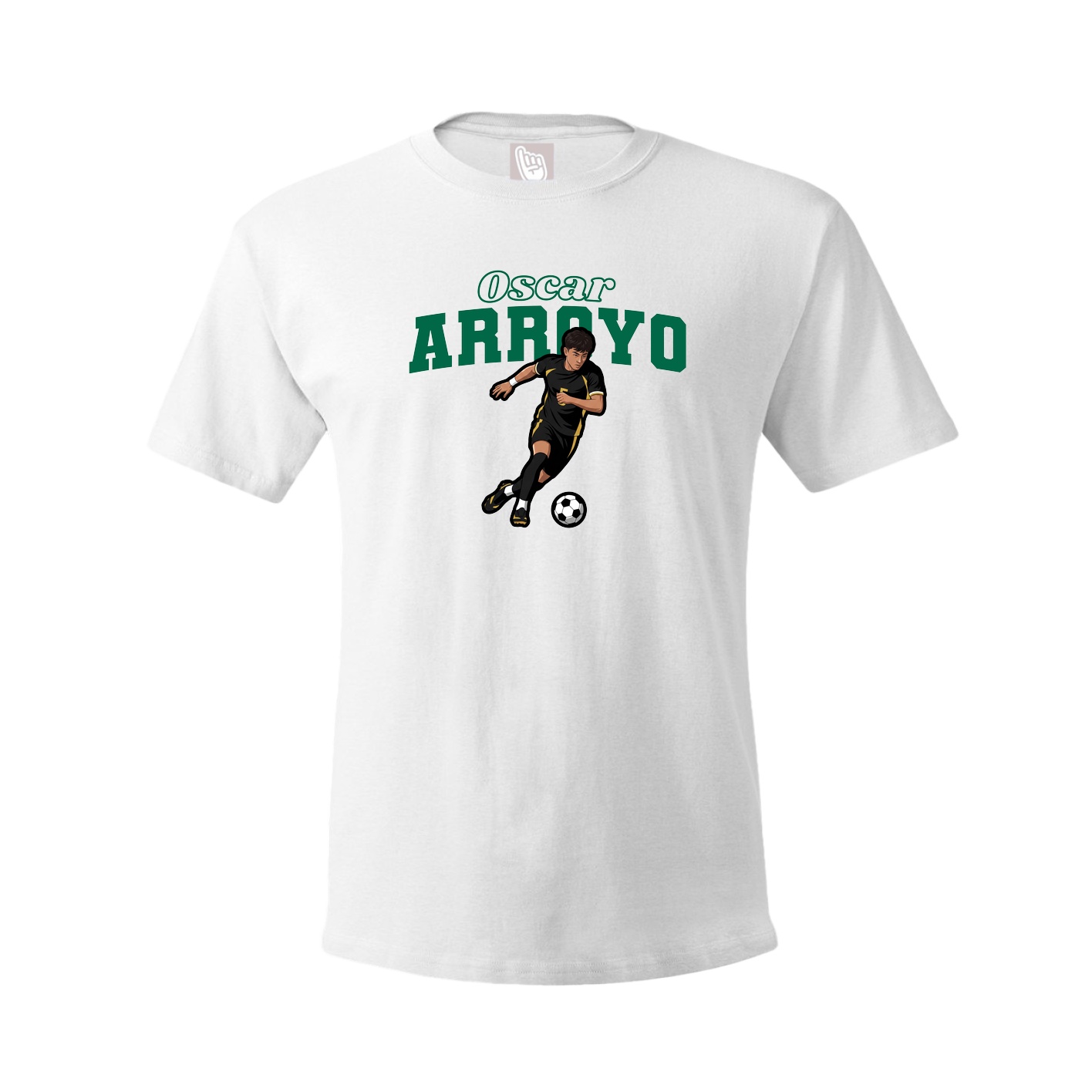 Tee — Name Arch in White