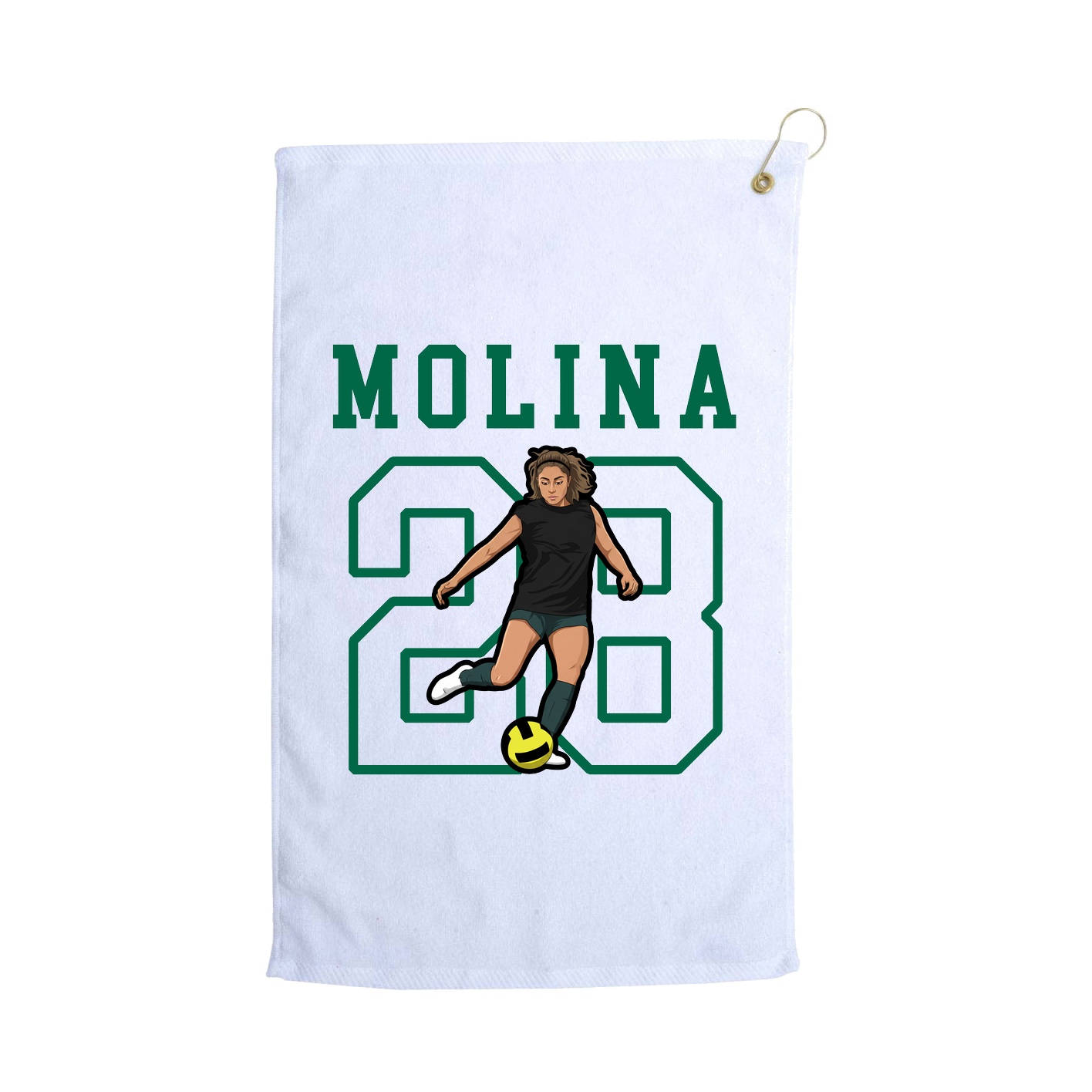 Golf Towel — Shirsey in White