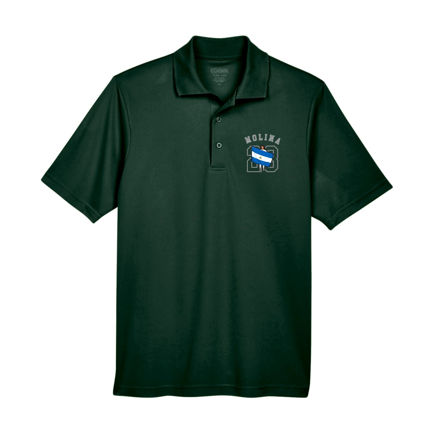 Performance Polo — Shirsey Arch in Green