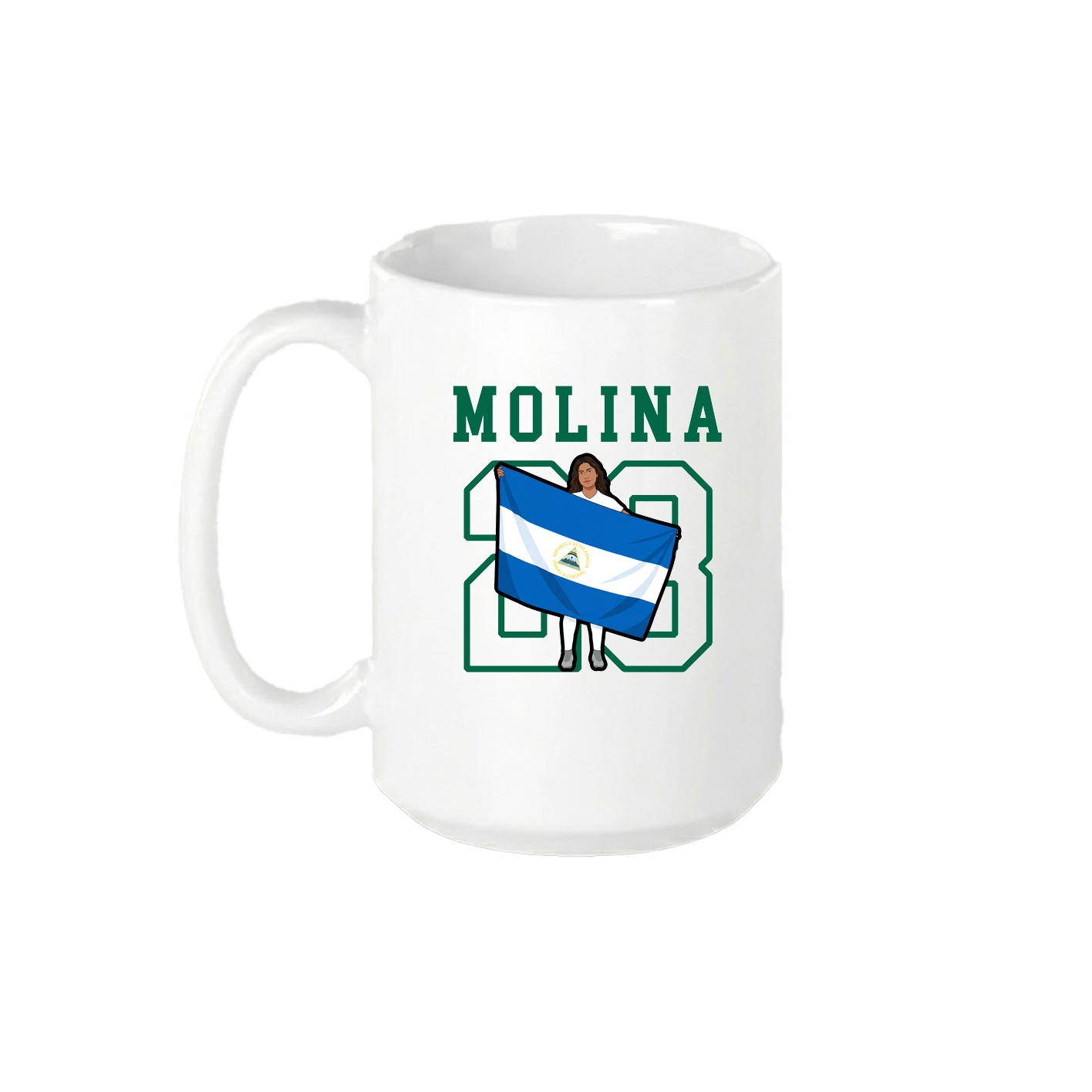 15oz Coffee Mug — Shirsey in White