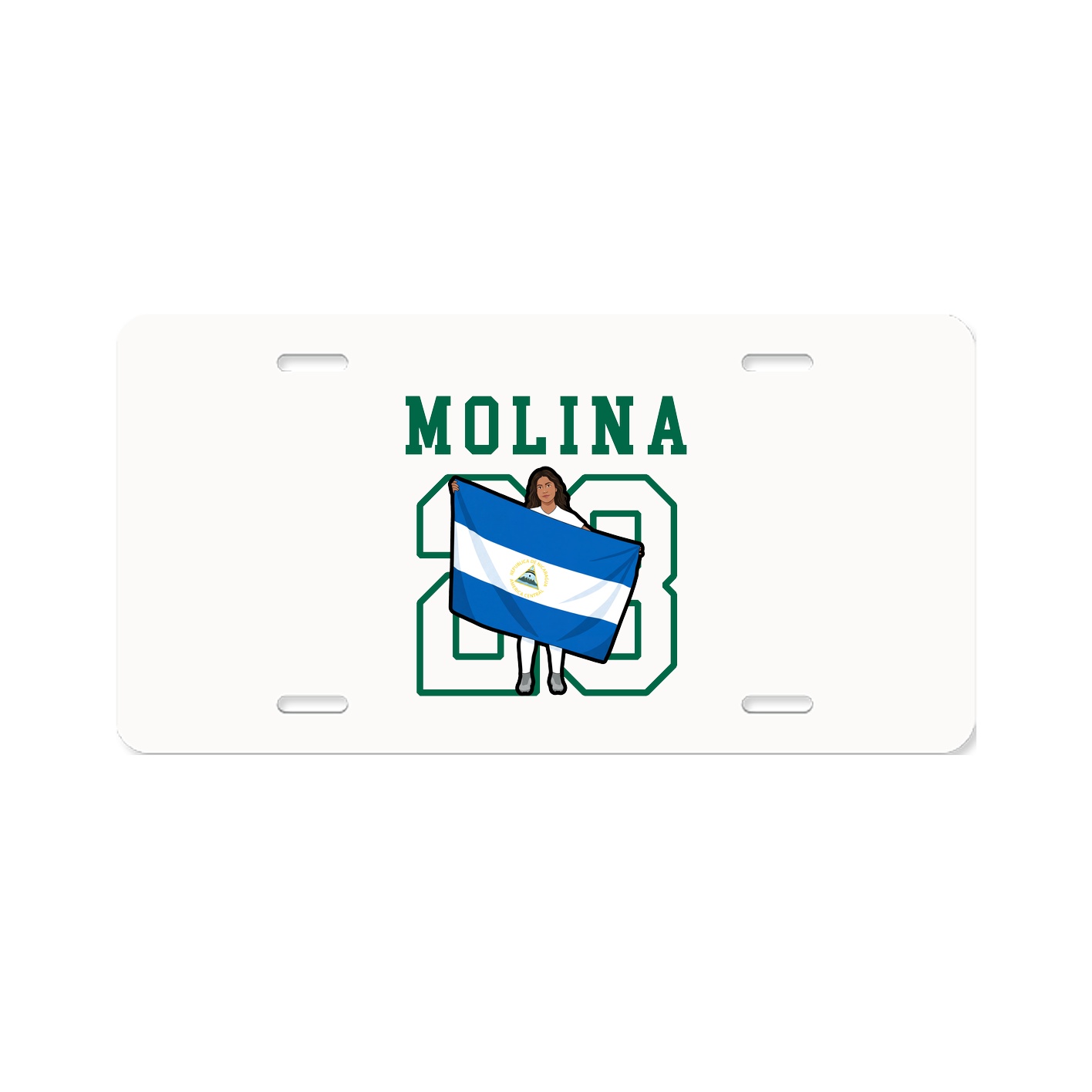 License Plate — Shirsey in Classic